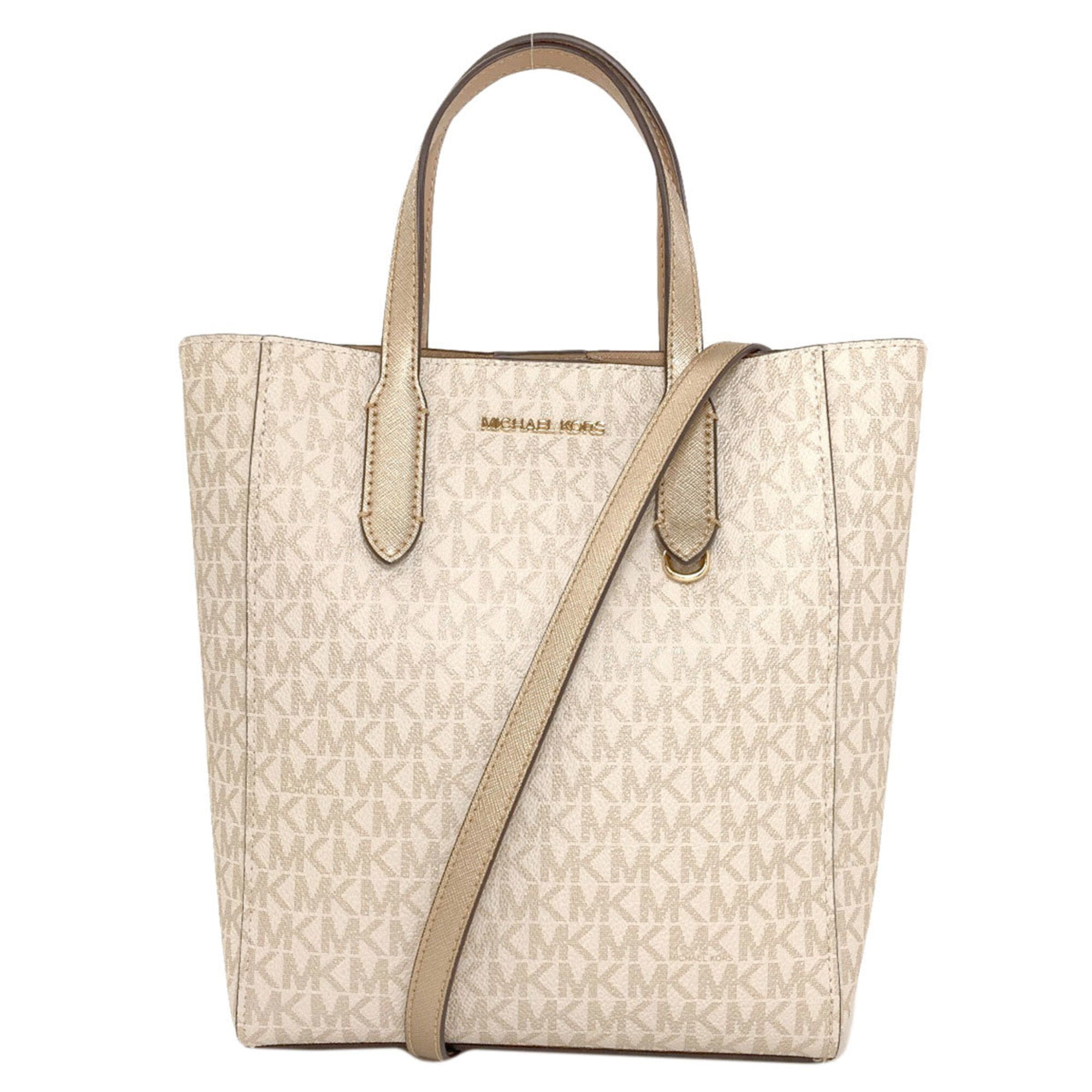 Michael Kors White Pvc Handbag (Pre-Owned)