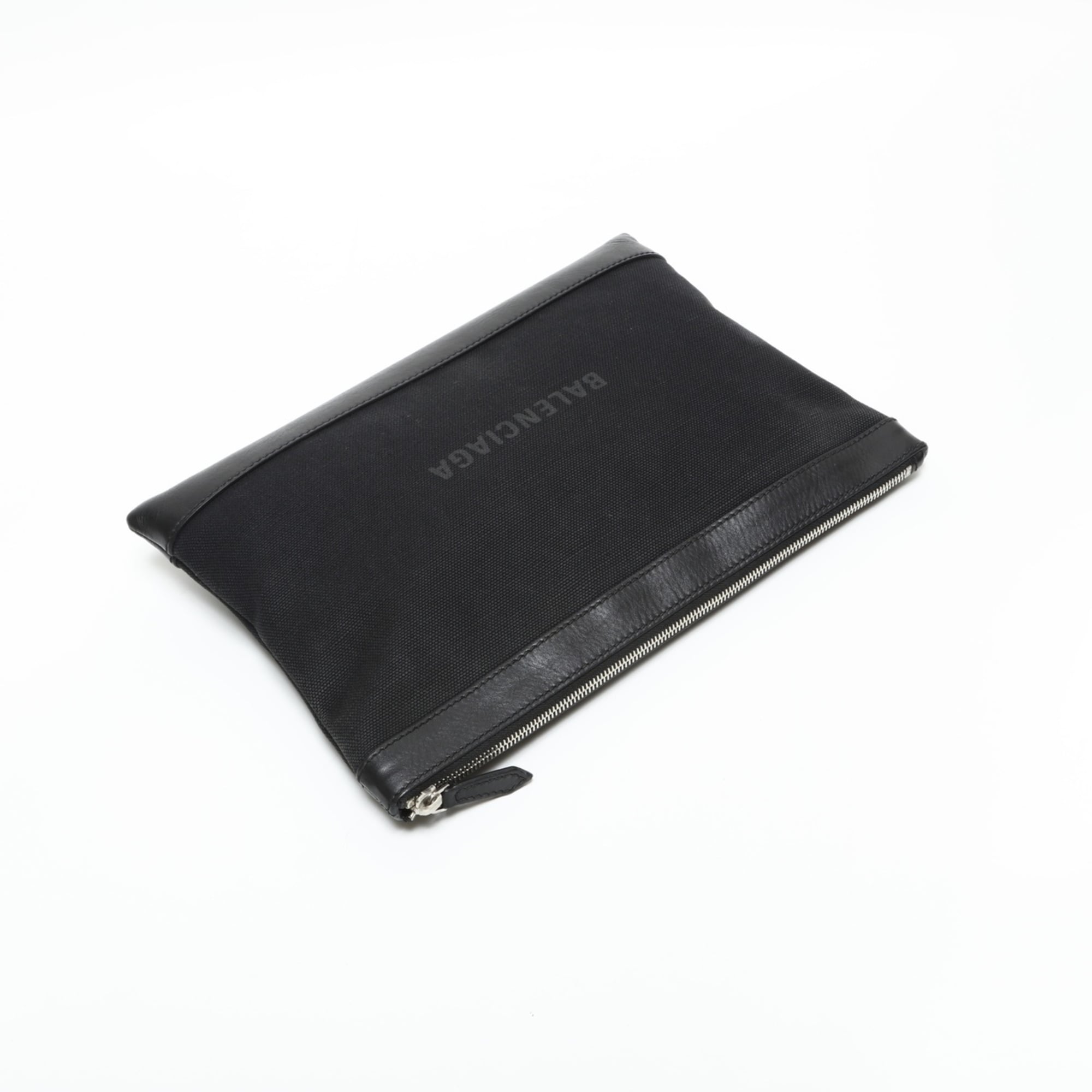 Balenciaga Black Canvas Clutch Bag (Pre-Owned)