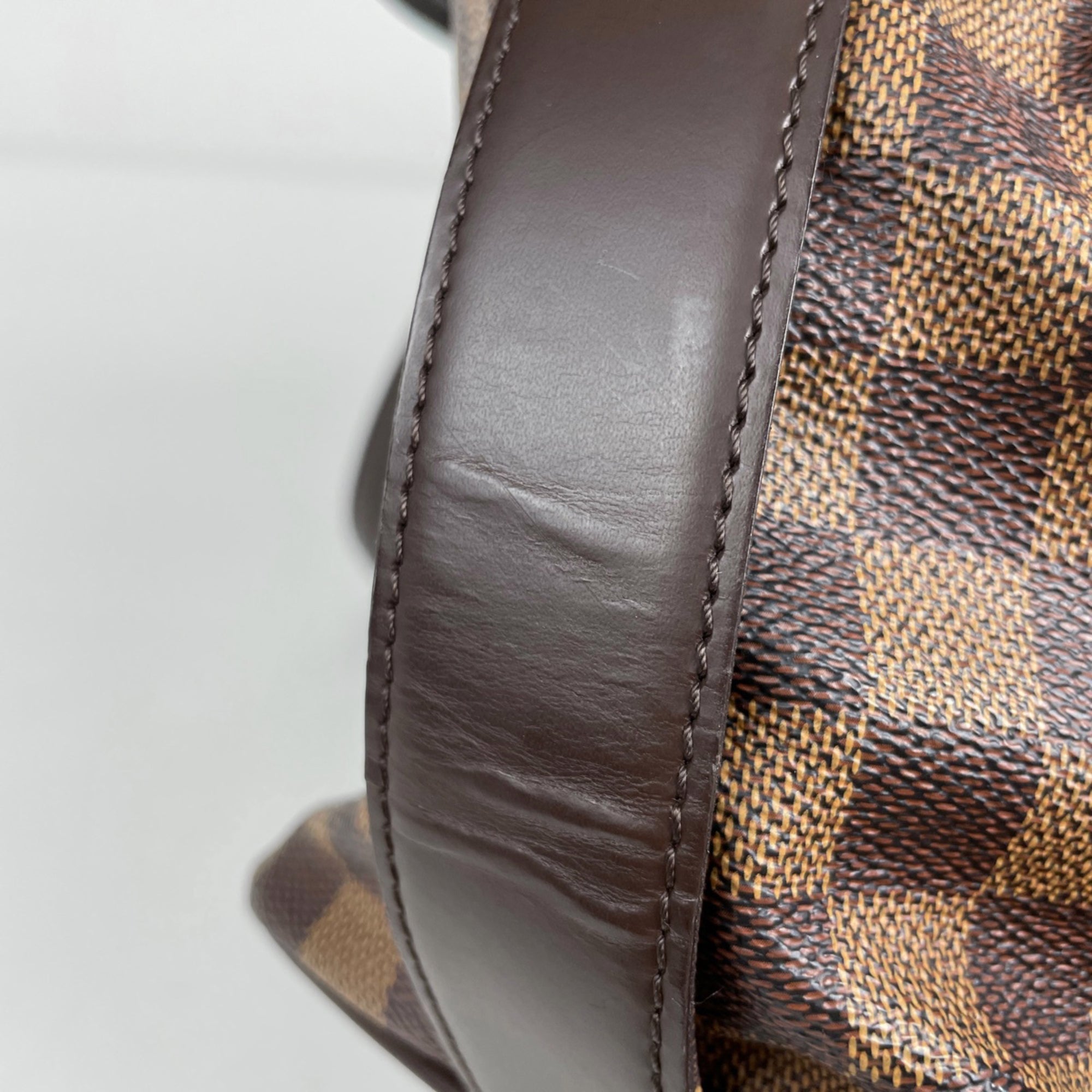Louis Vuitton Brown Damier Canvas Shoulder Bag Tote Bag (Pre-Owned)