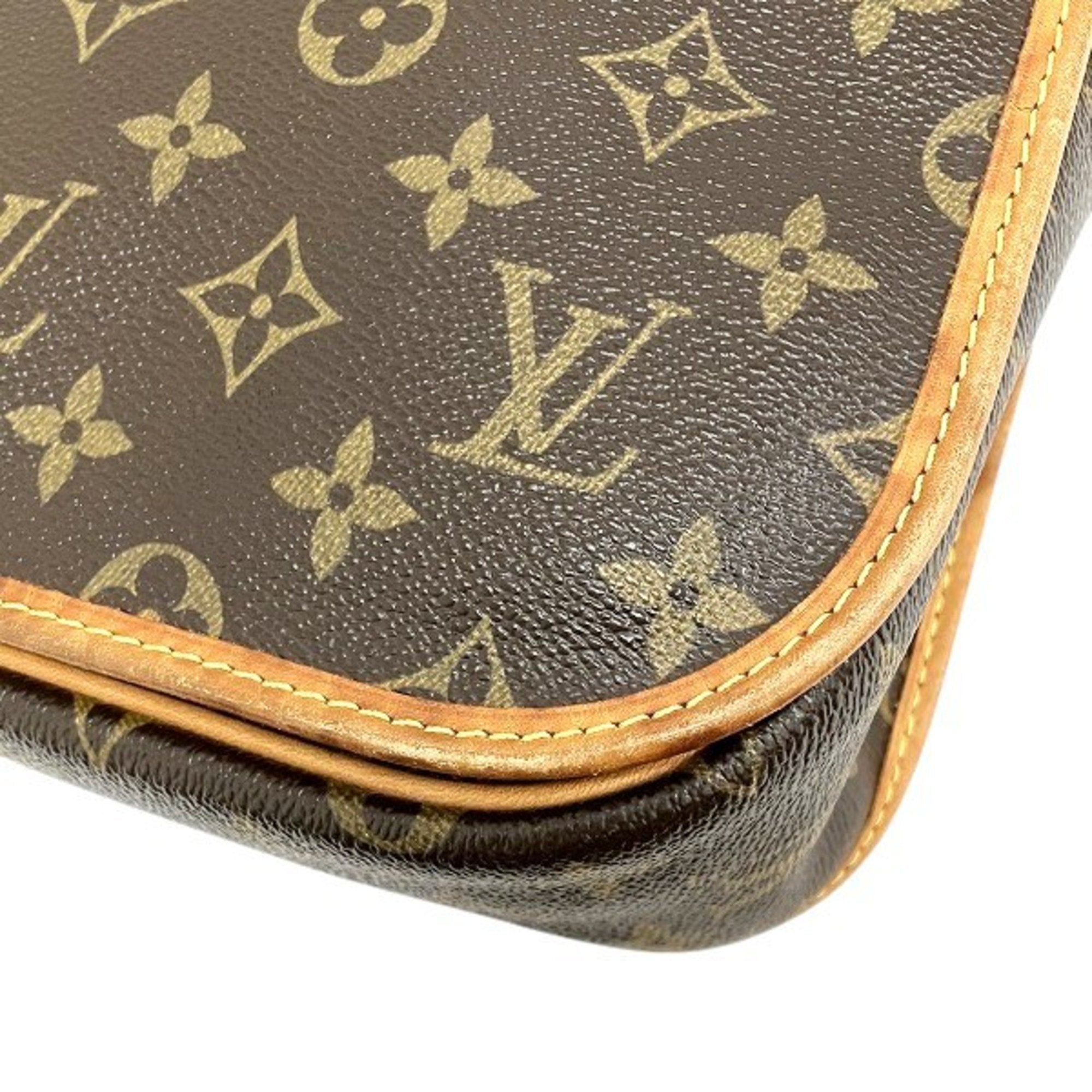 Louis Vuitton Brown Galle Monogram Monogram Shoulder Bag (Pre-Owned)