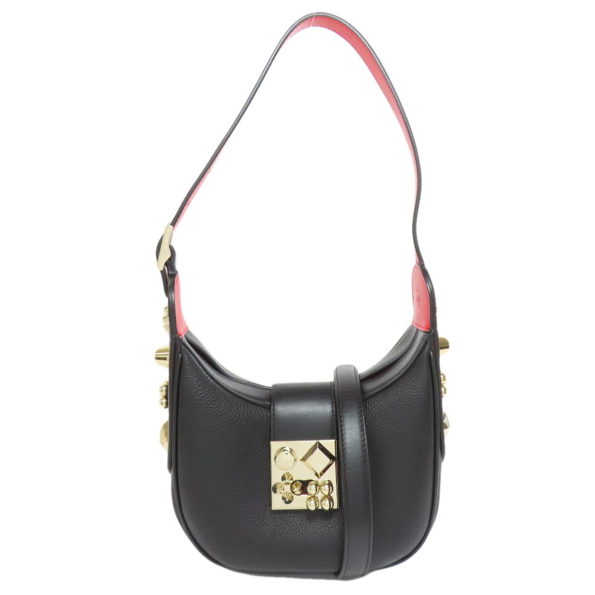 Christian Louboutin Black Leather Handbag (Pre-Owned)