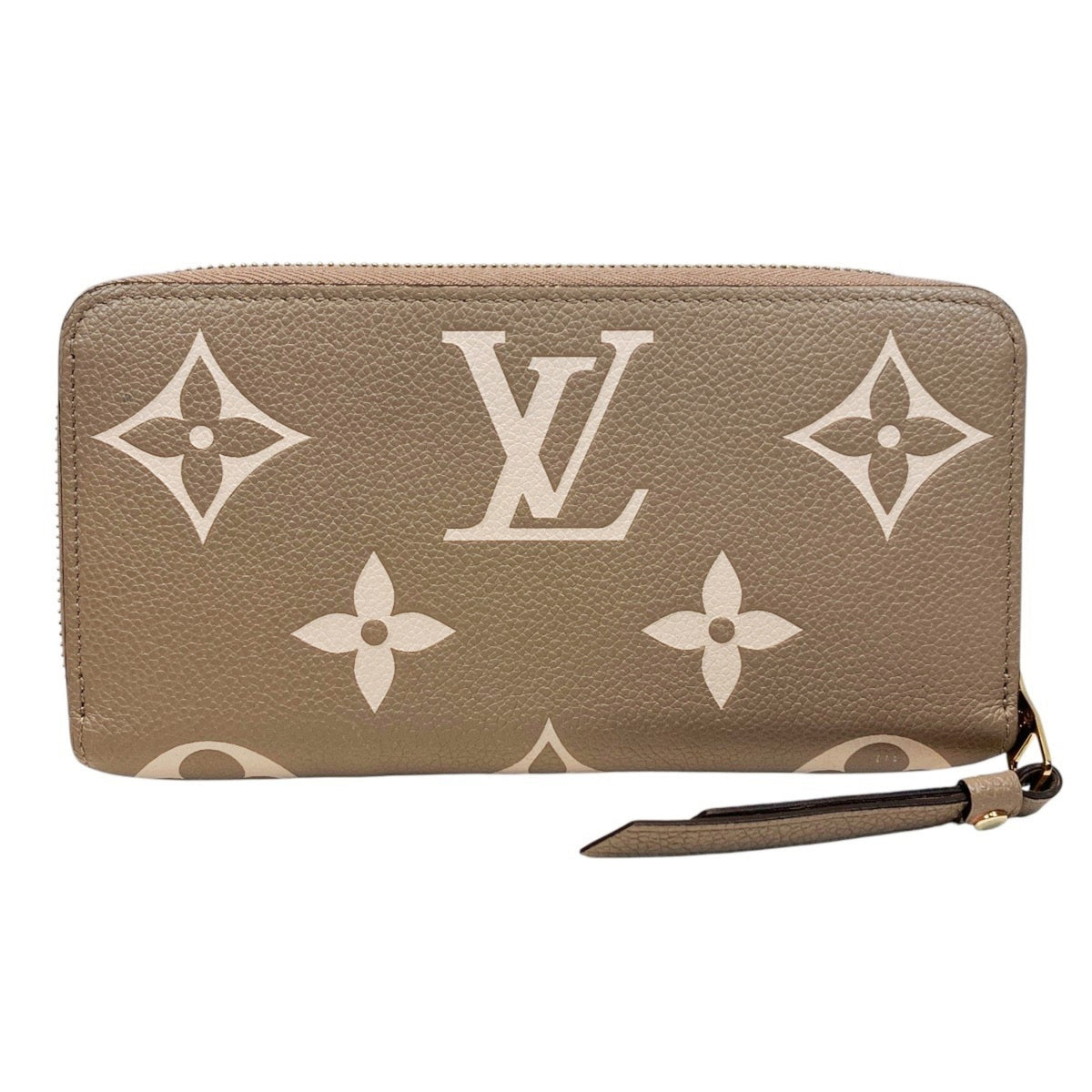 Louis Vuitton Tourterelle Monogram Empreinte Leather Long Wallet (Bi-Fold) (Pre-Owned)