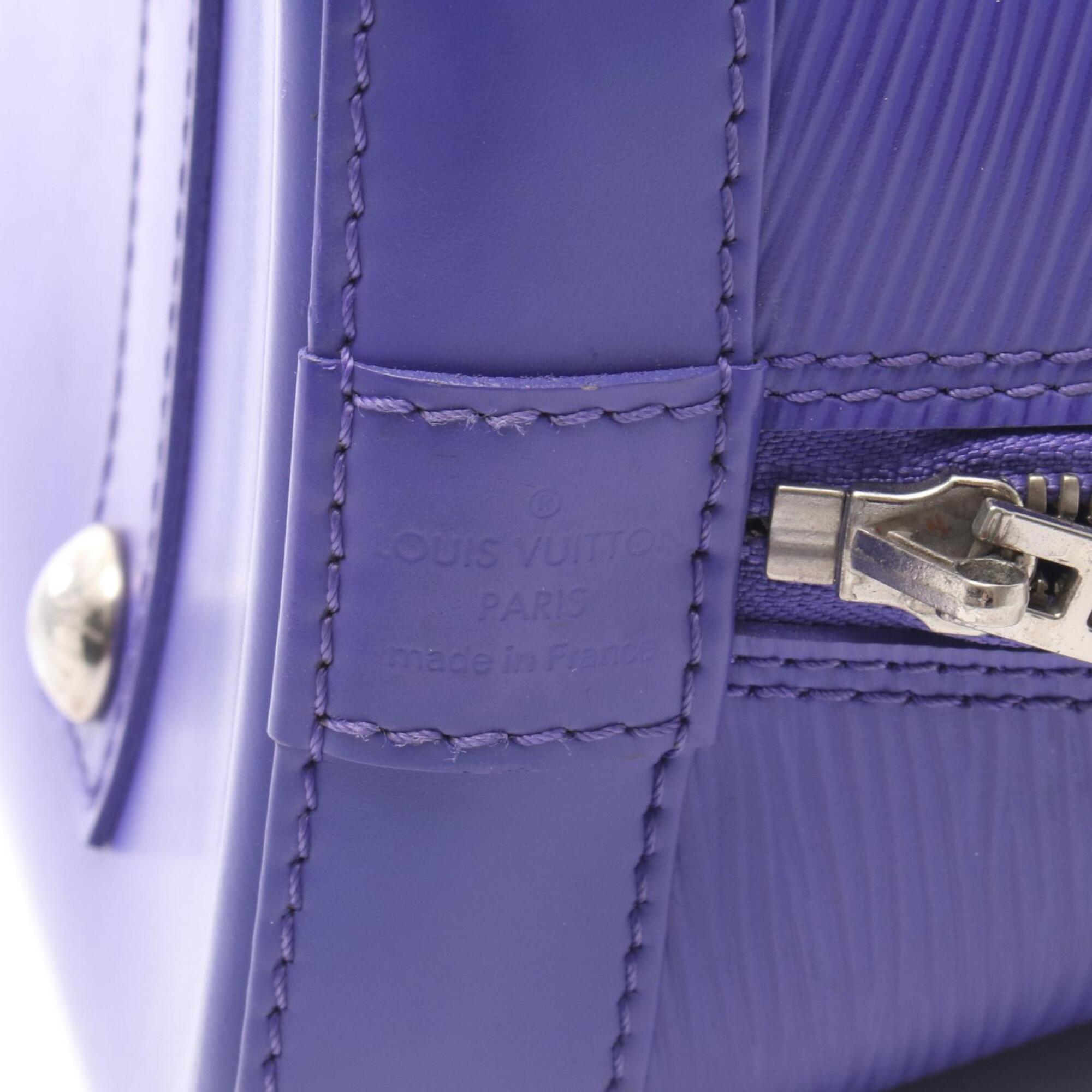 Louis Vuitton Purple Epi Leather Handbag (Pre-Owned)