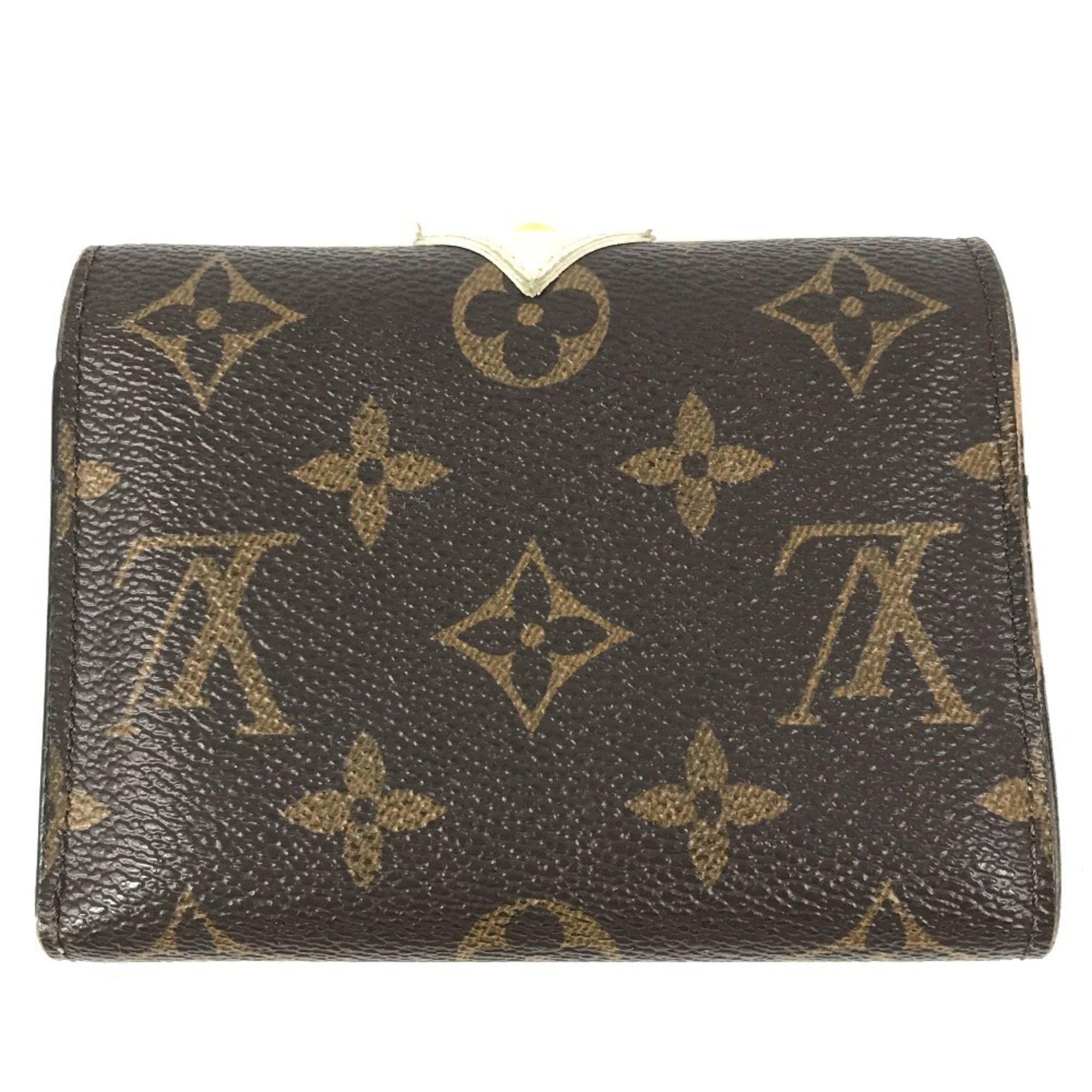 Louis Vuitton Brown Monogram Pink Monogram Wallet (Bi-Fold) (Pre-Owned)