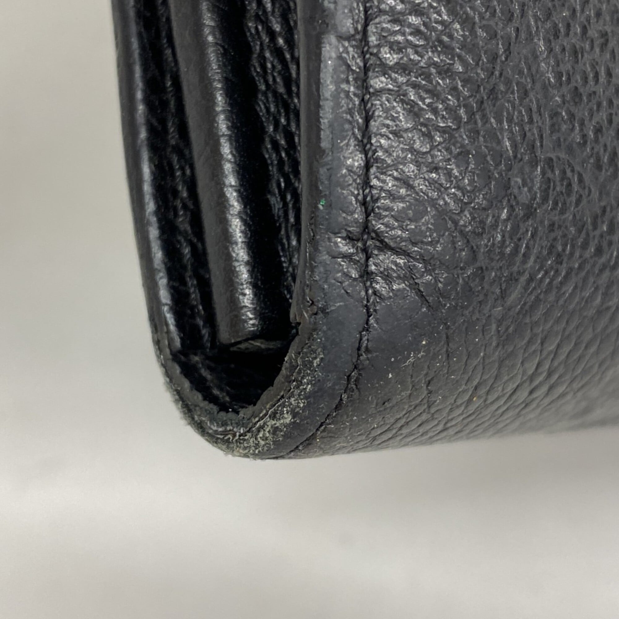 Louis Vuitton Noir Long Wallet (Bi-Fold) (Pre-Owned)