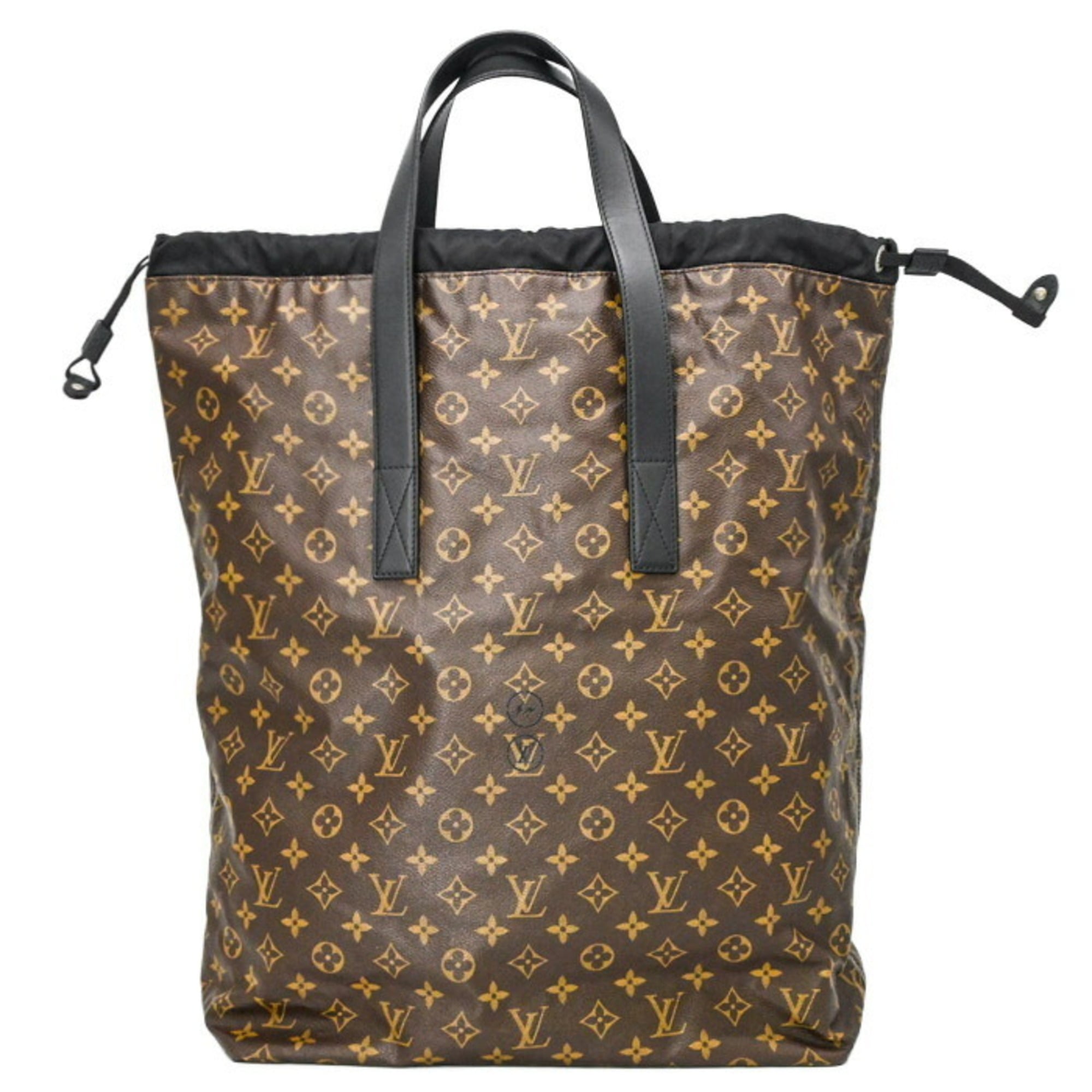 Louis Vuitton Brown Monogram Macassar Canvas Pouch Tote Bag (Pre-Owned)
