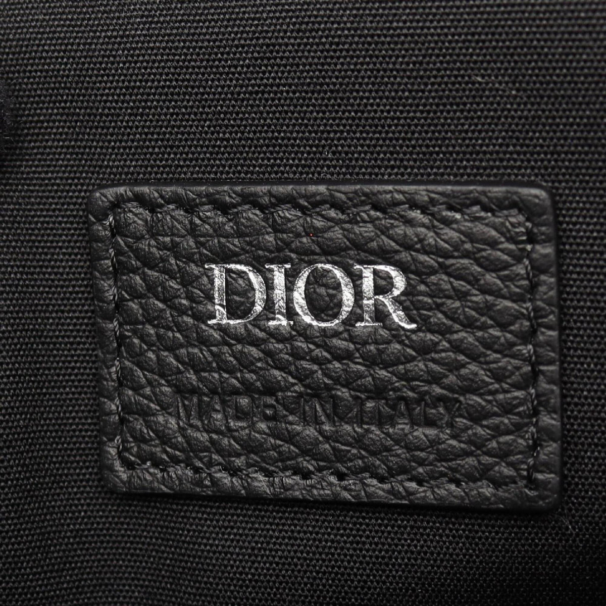Christian Dior Beige Black Navy Canvas Leather Handbag Tote Bag (Pre-Owned)