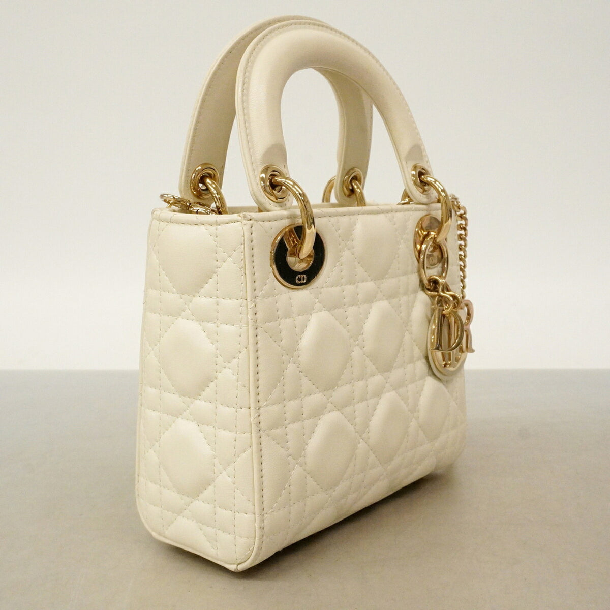 Christian Dior White Leather Handbag (Pre-Owned)