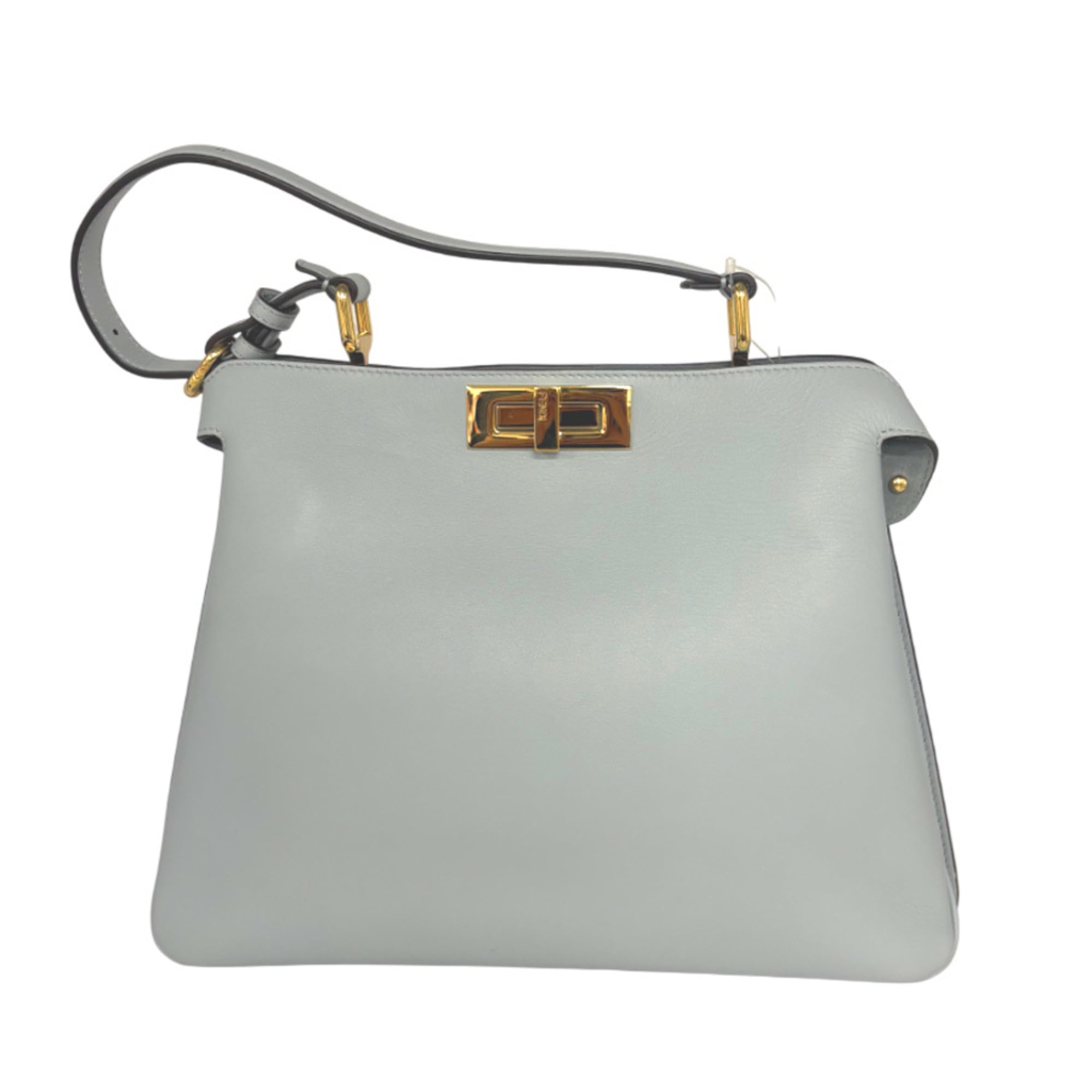 Fendi Blue Leather Handbag (Pre-Owned)