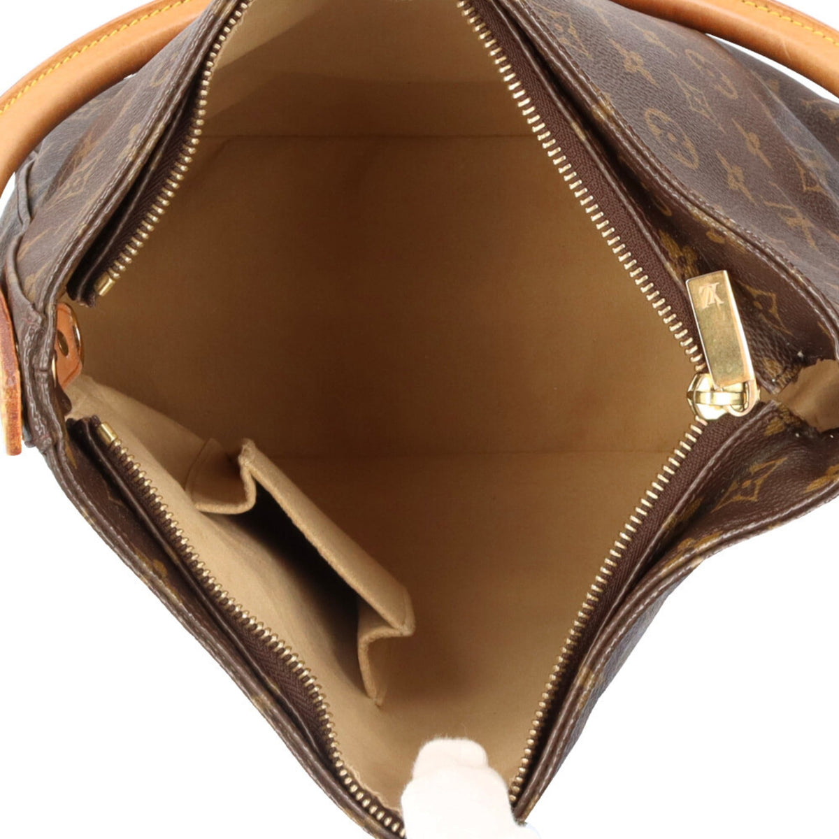 Louis Vuitton Brown Monogram Canvas Shoulder Bag (Pre-Owned)