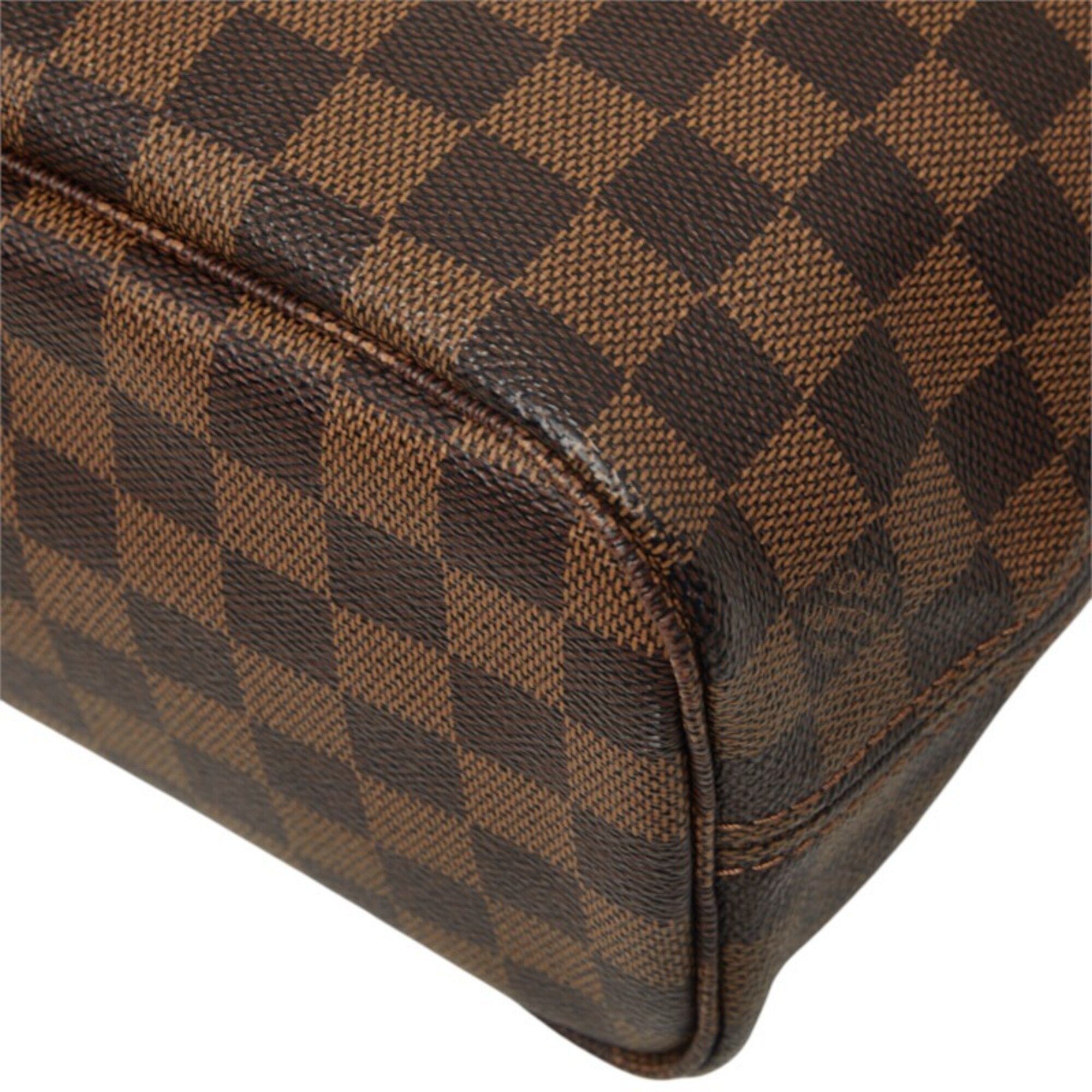 Louis Vuitton Brown Pvc Leather Handbag Tote Bag (Pre-Owned)