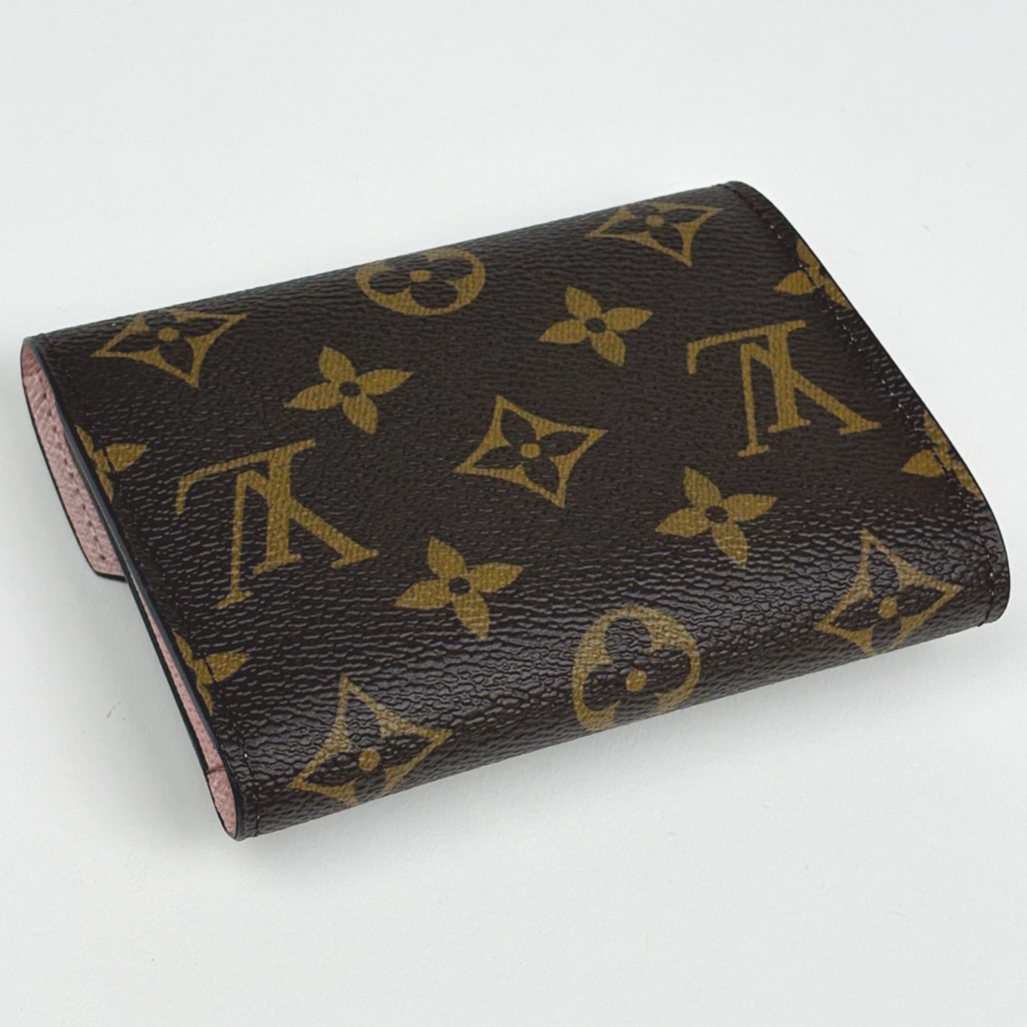 Louis Vuitton Brown Rose Ballerine Monogram Wallet (Tri-Fold) (Pre-Owned)