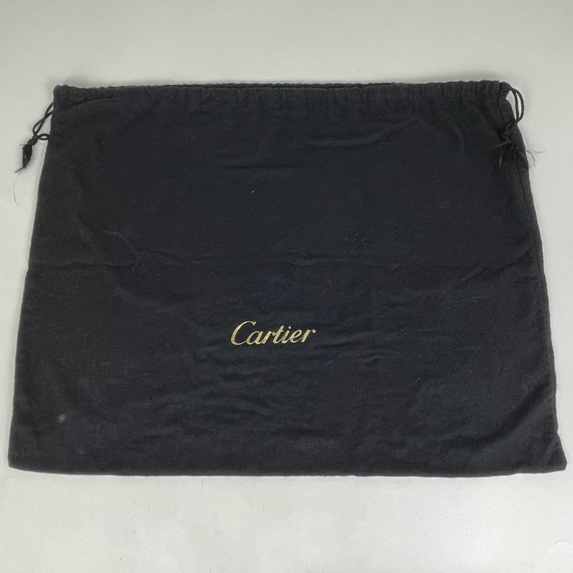 Cartier Marcello Red Color Leather Handbag (Pre-Owned)