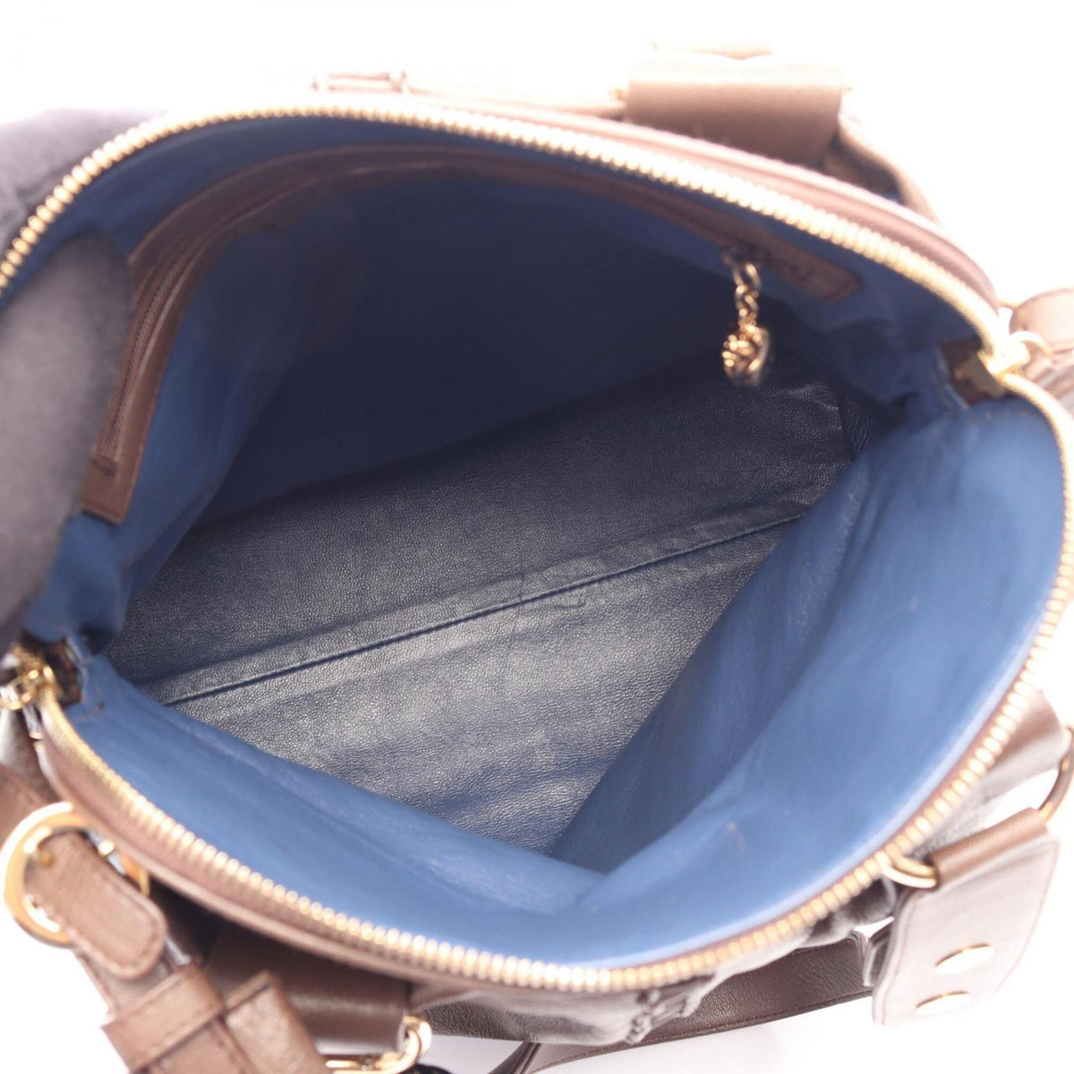 Bvlgari Brown Leather Handbag (Pre-Owned)