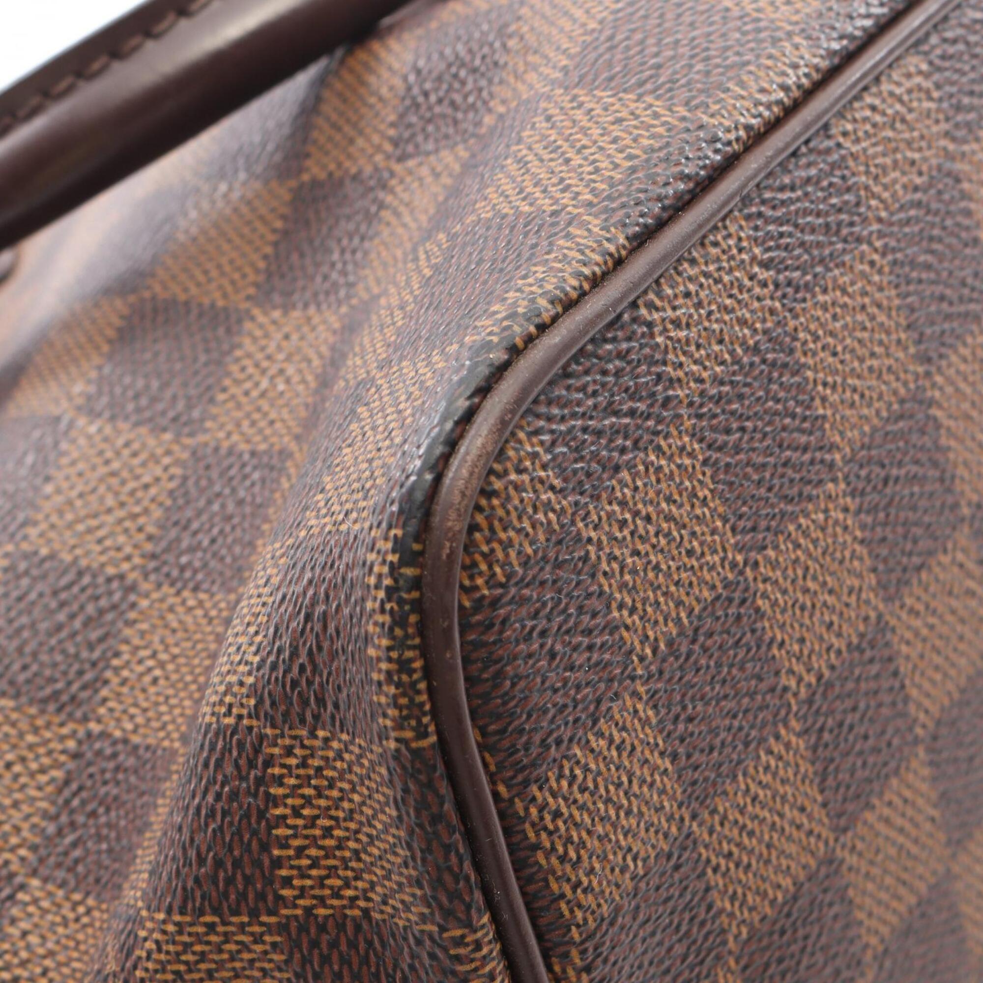 Louis Vuitton Brown Ebene Coated Canvas Pvc Damier Canvas Leather Handbag Tote Bag (Pre-Owned)
