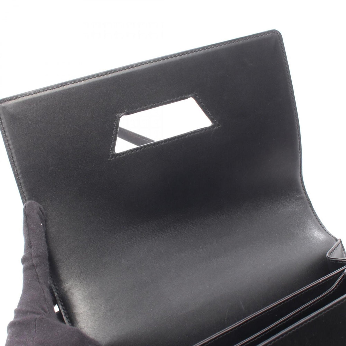 Loewe Black Leather Handbag Shoulder Bag (Pre-Owned)