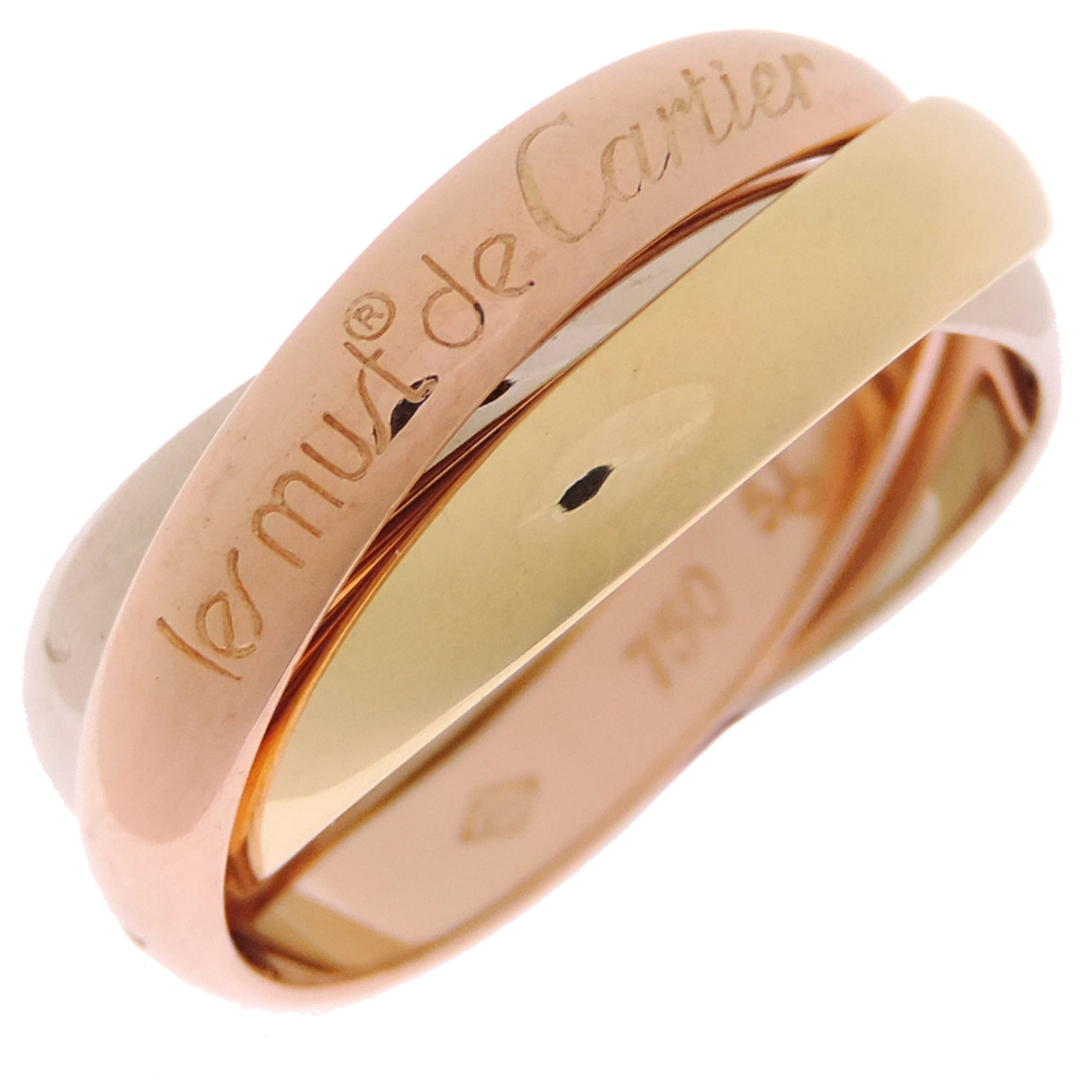 Cartier Yellow Gold (18K) Pink Gold (18K) White Gold (18K) Band Ring (Pre-Owned)