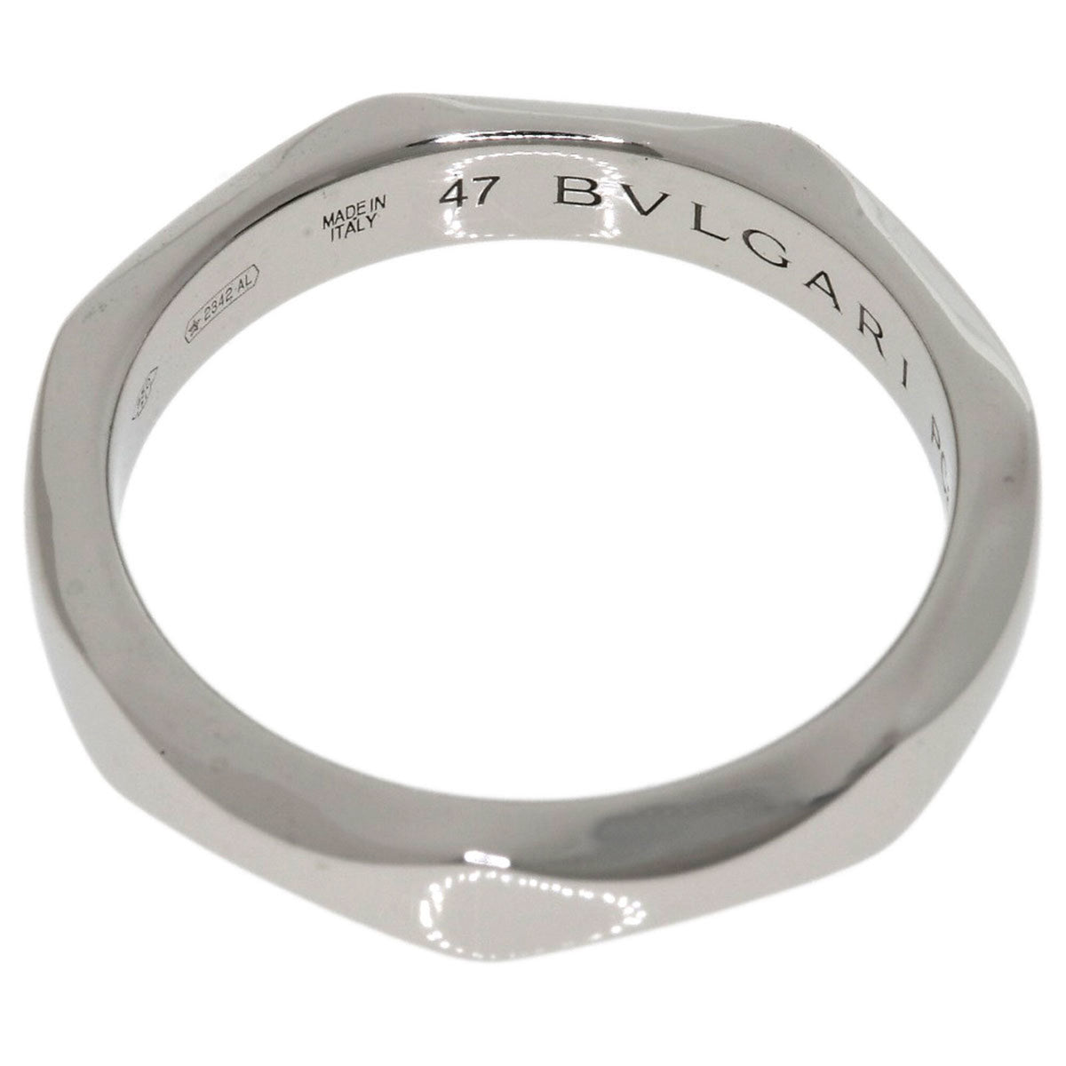 Bvlgari Platinum 950 Band Ring (Pre-Owned)