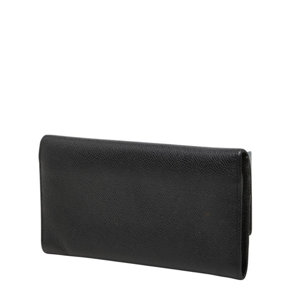 Bvlgari Black Leather Wallet (Bi-Fold) (Pre-Owned)