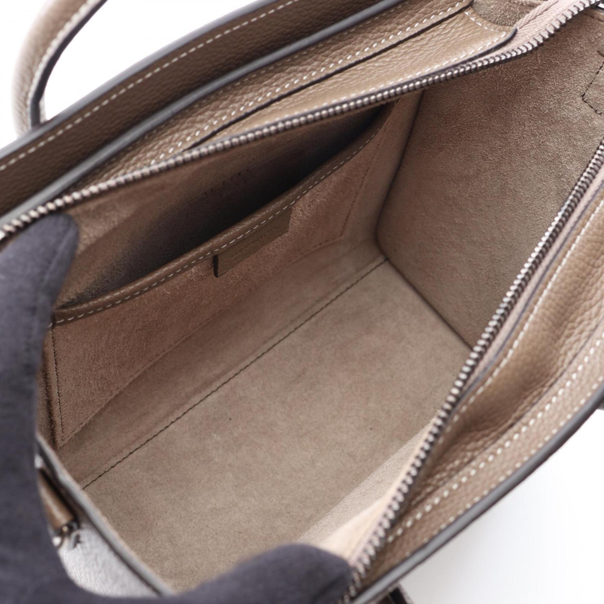 Celine Gray Leather Handbag (Pre-Owned)