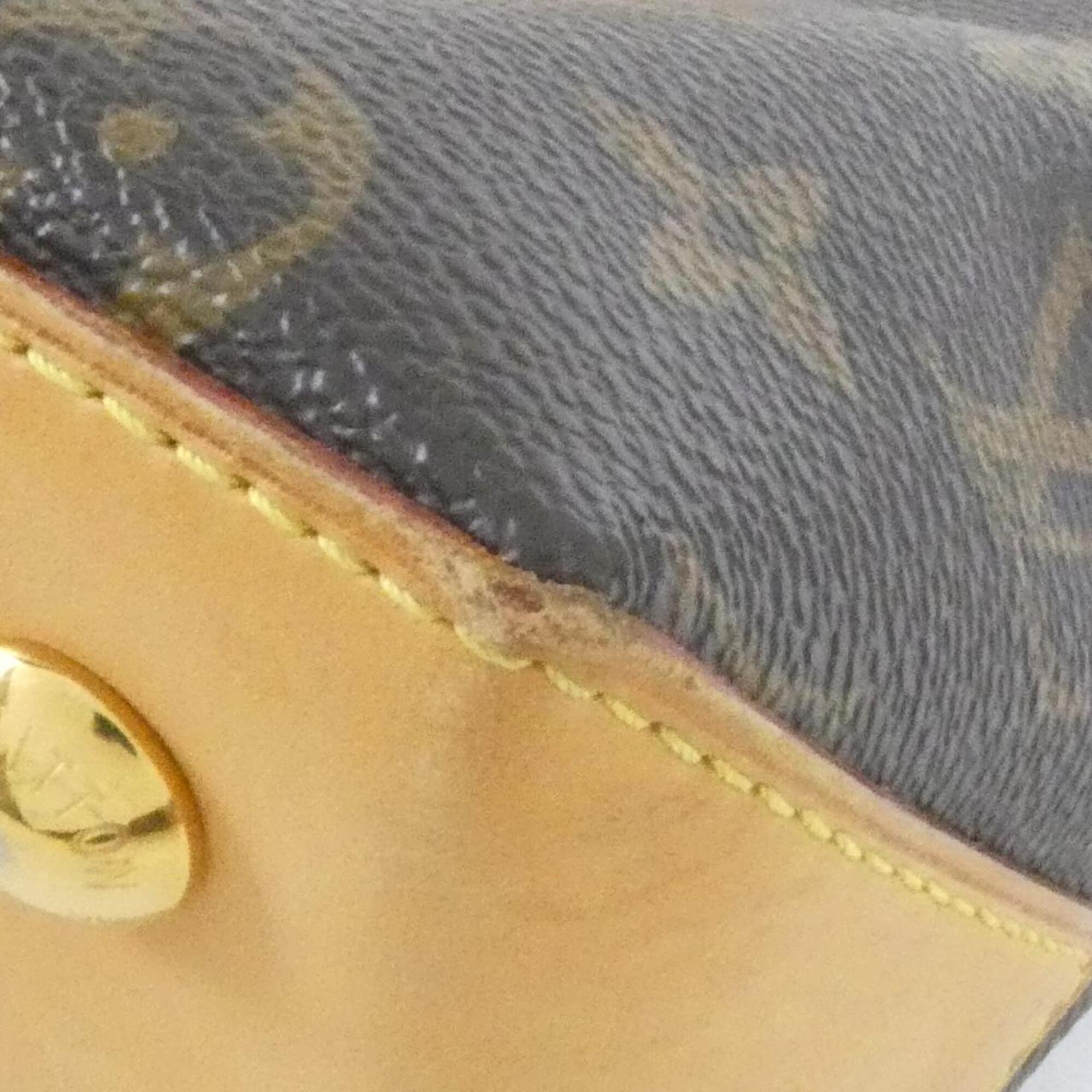 Louis Vuitton Brown Coated Canvas Handbag (Pre-Owned)