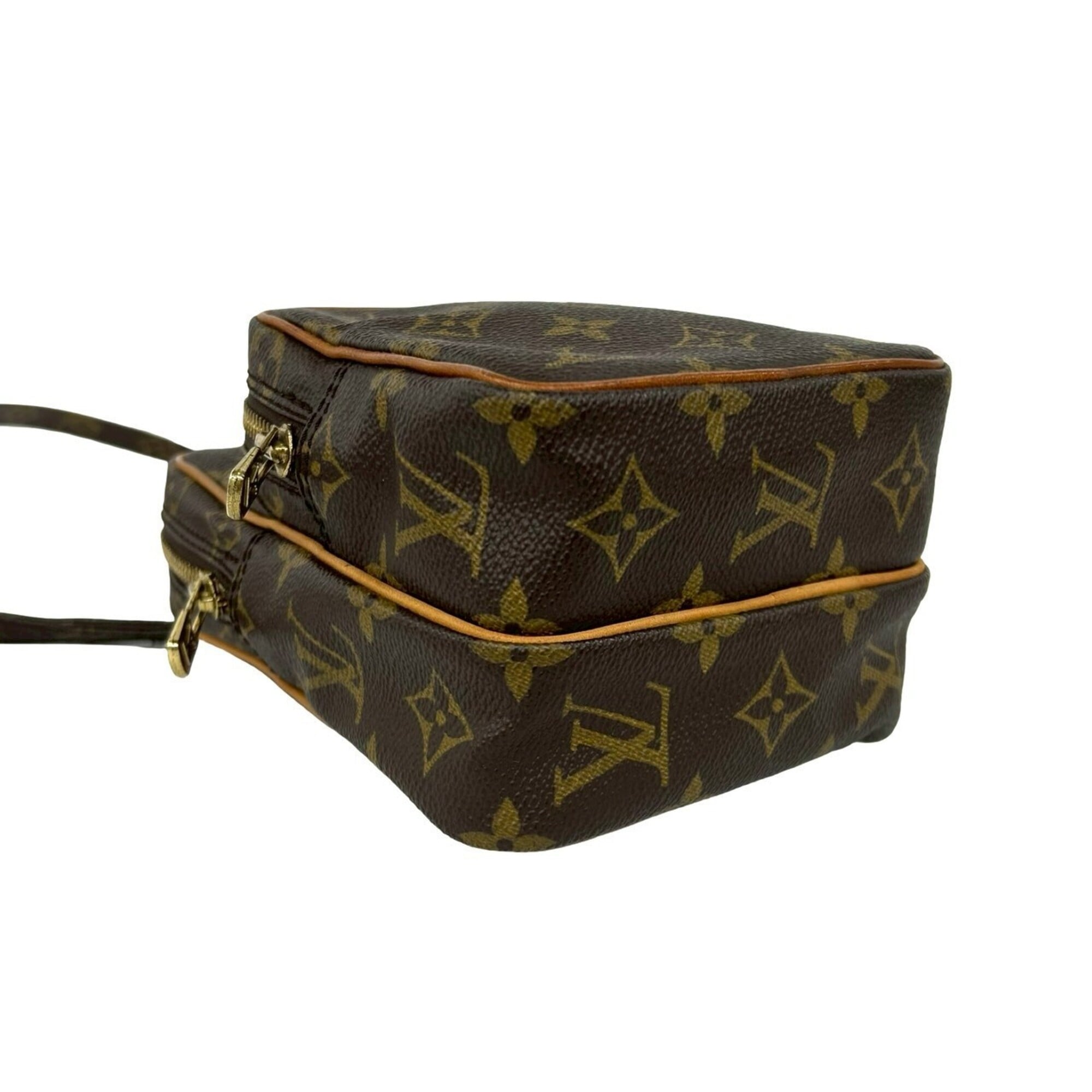 Louis Vuitton Brown Leather Pvc Pochette Shoulder Bag (Pre-Owned)