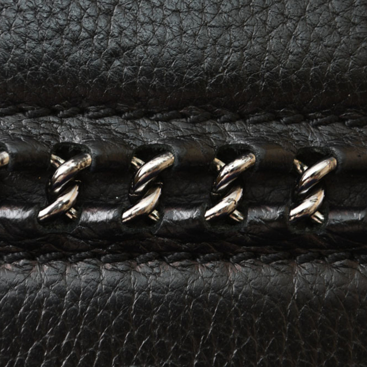 Chanel Black Leather Long Wallet (Bi-Fold) (Pre-Owned)
