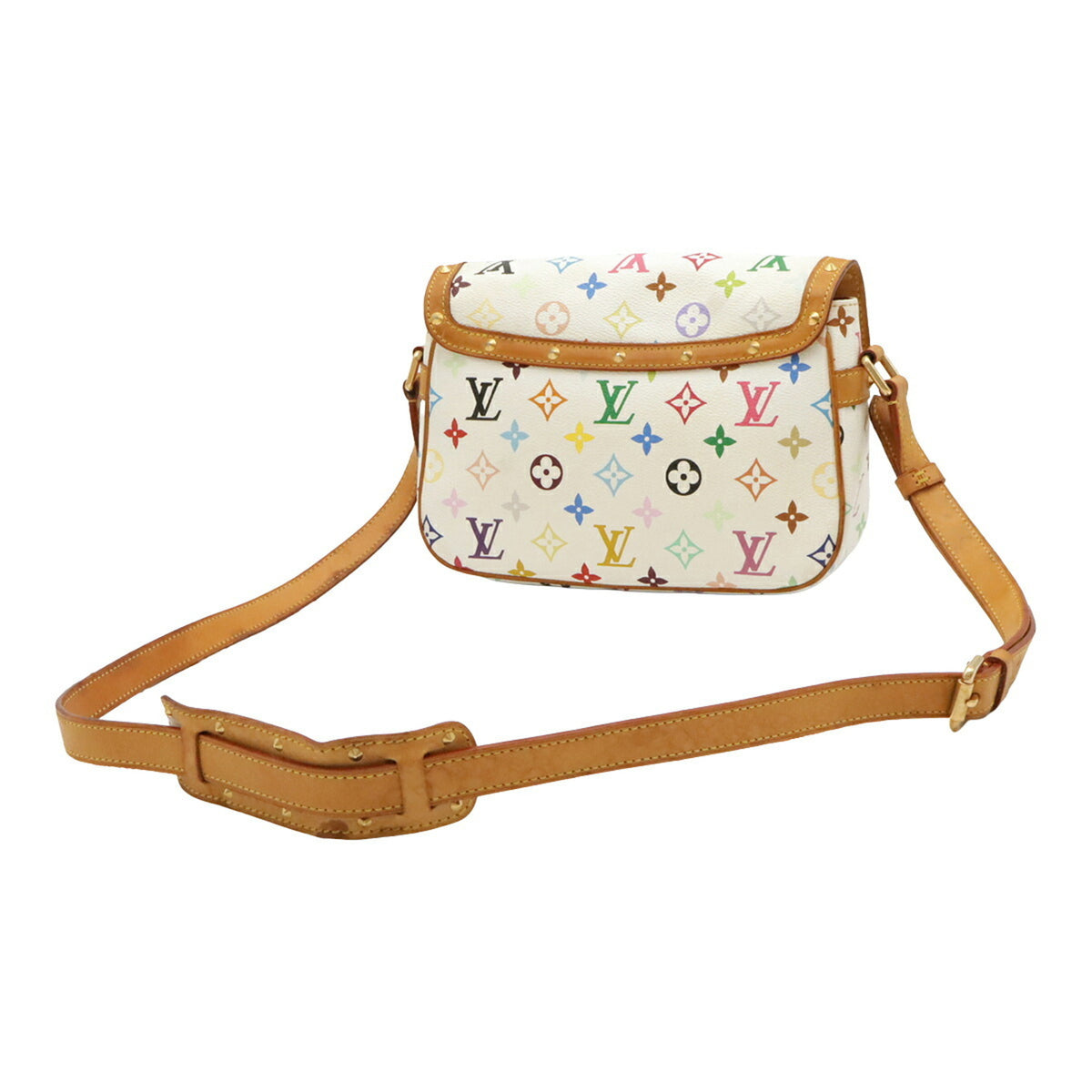 Louis Vuitton Blanc Monogram Canvas Shoulder Bag (Pre-Owned)