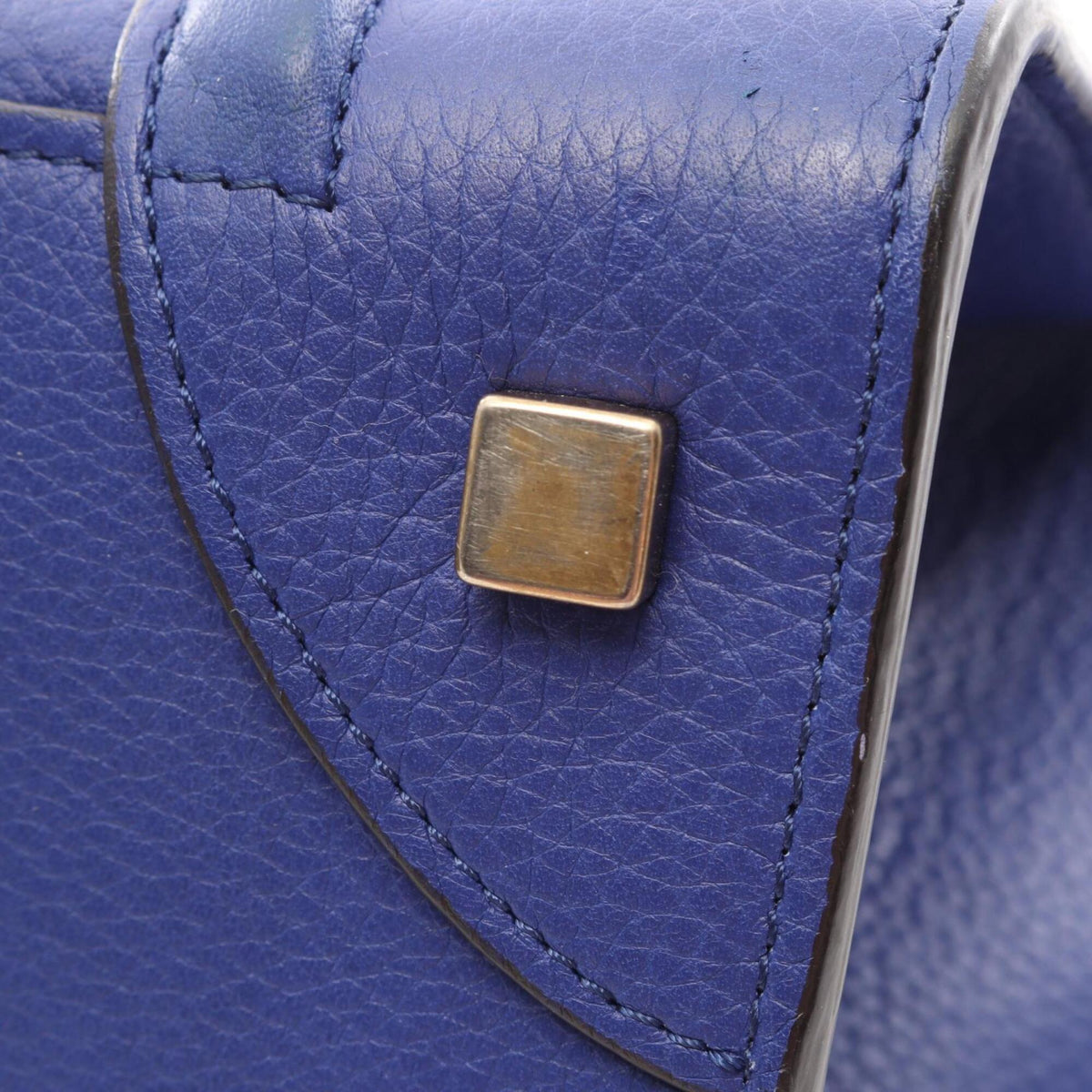 Celine Blue Leather Handbag (Pre-Owned)