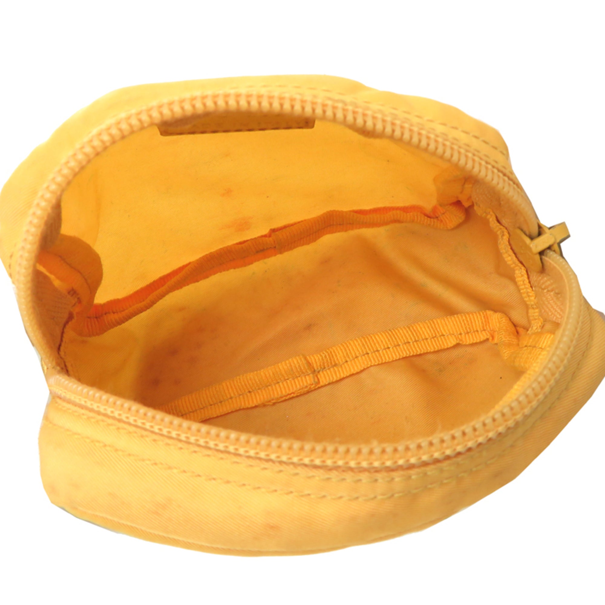 Prada Yellow Nylon Pouch (Pre-Owned)