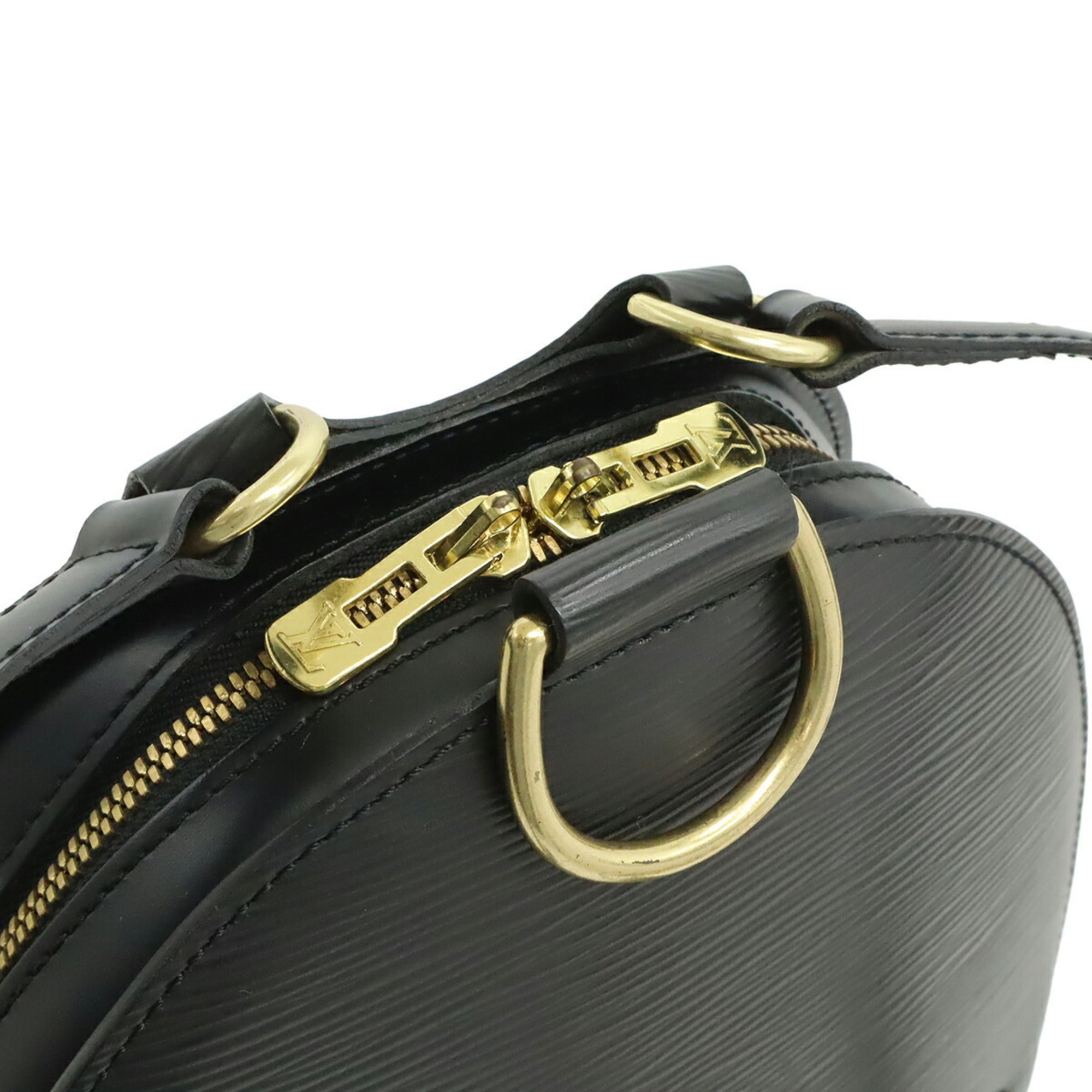 Louis Vuitton Black Noir Epi Leather Backpack Shoulder Bag (Pre-Owned)