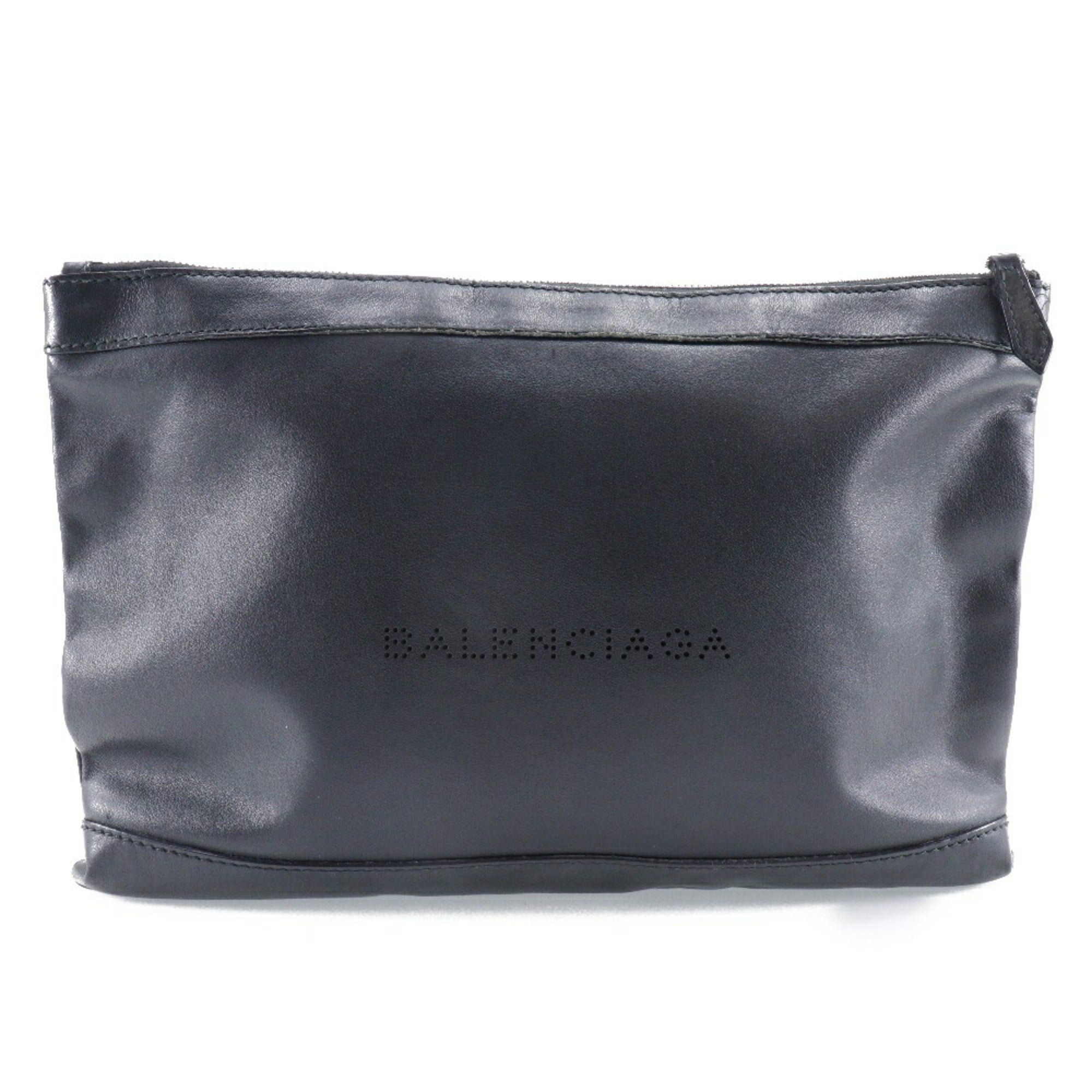 Balenciaga Black Suede Clutch Bag (Pre-Owned)