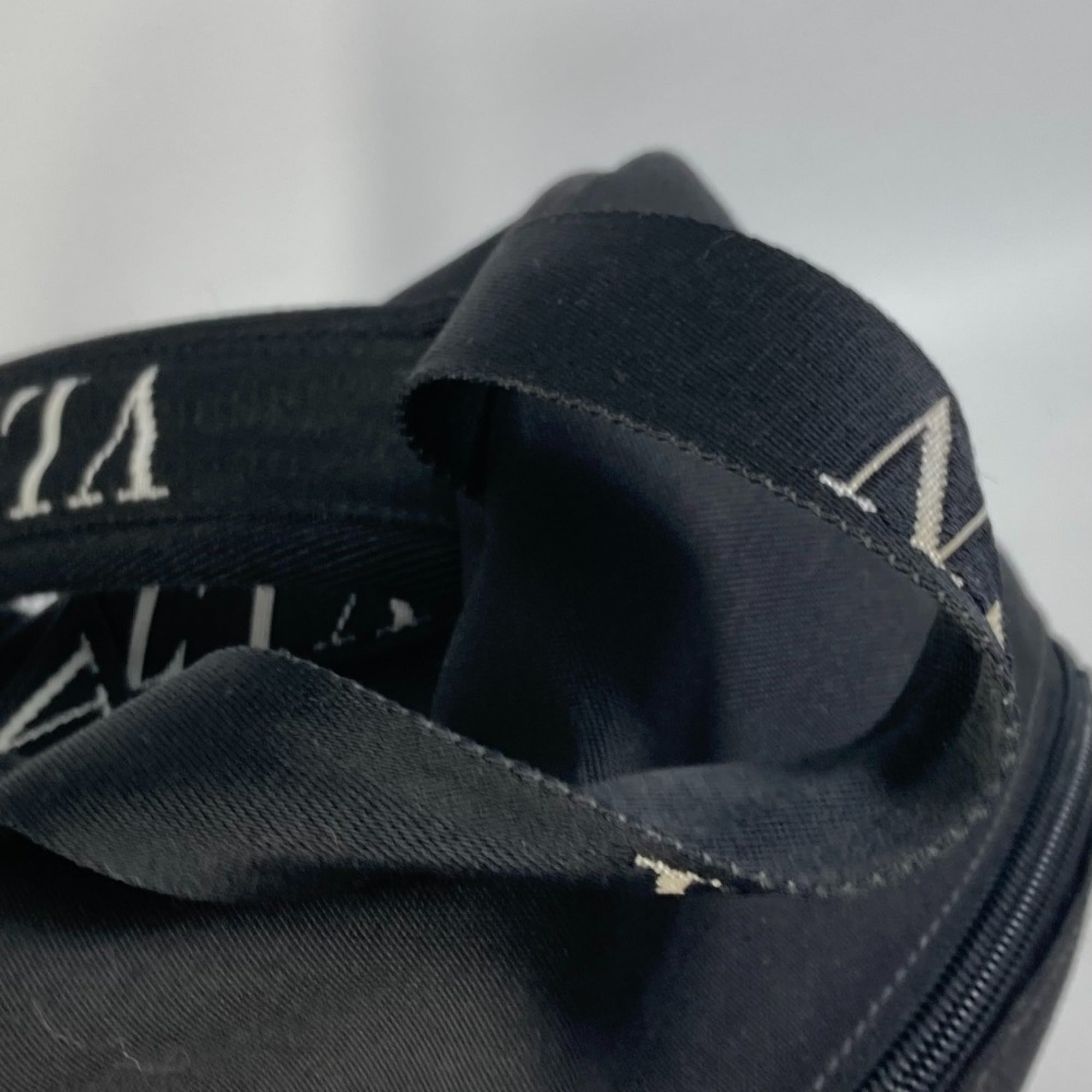 Valentino Black Cloth Backpack (Pre-Owned)