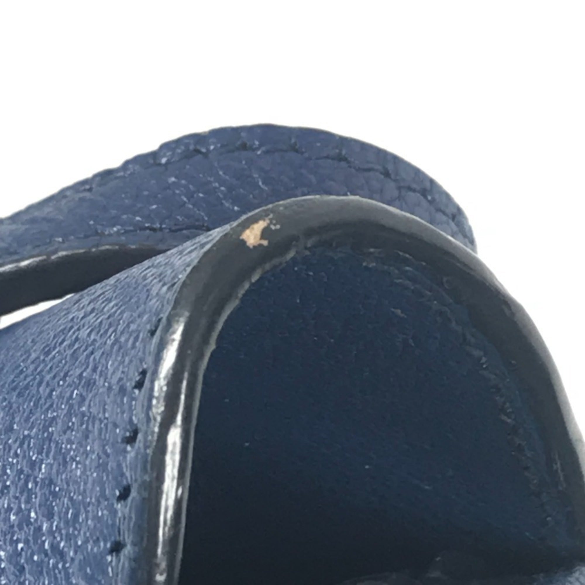 Hermes Blue Epsom Leather Pochette Shoulder Bag (Pre-Owned)