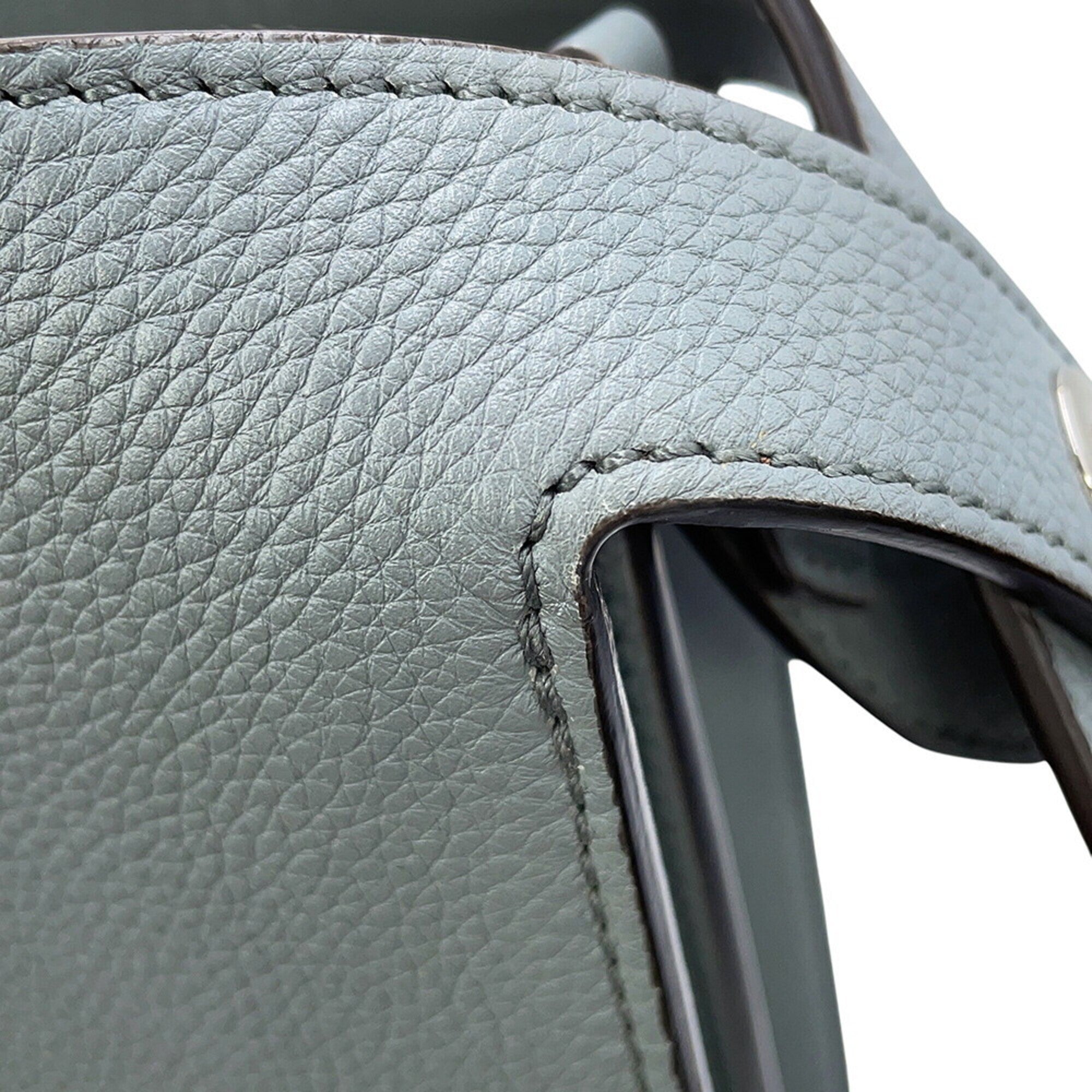 Fendi Gray Leather Handbag (Pre-Owned)