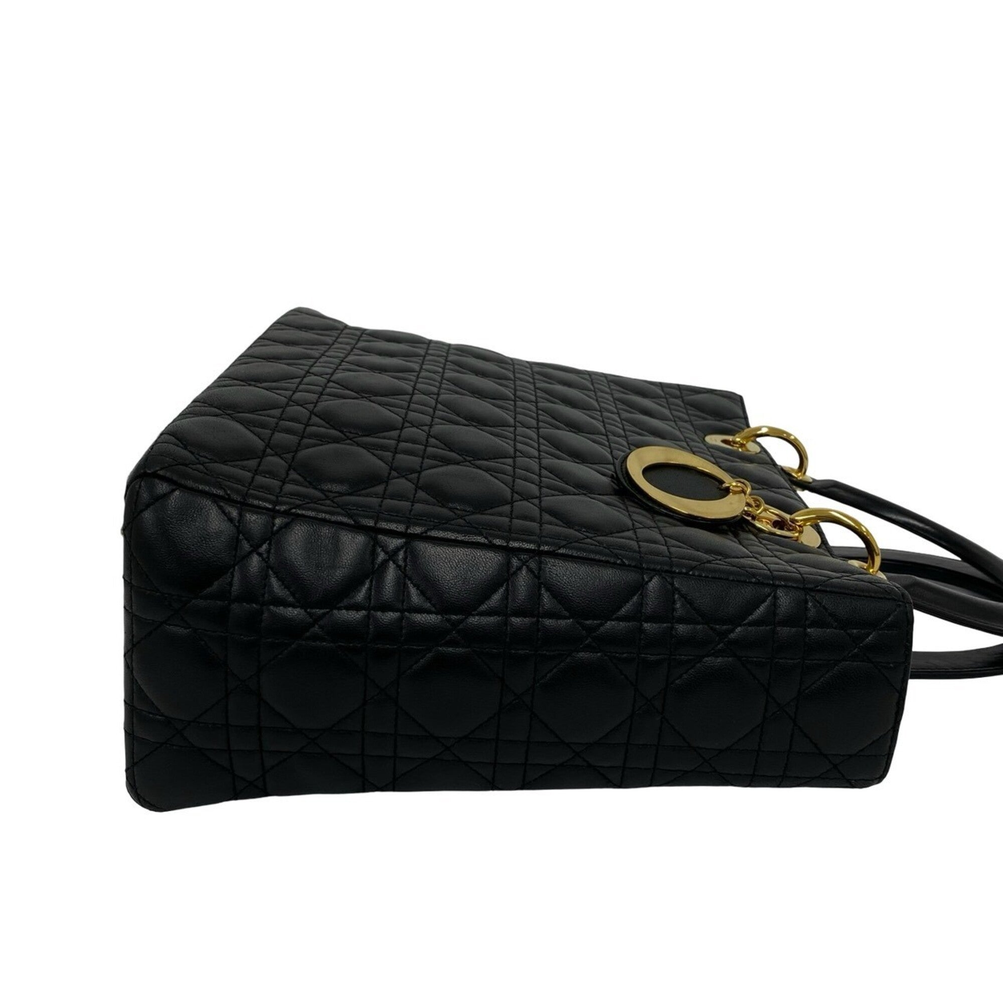 Christian Dior Black Leather Handbag (Pre-Owned)