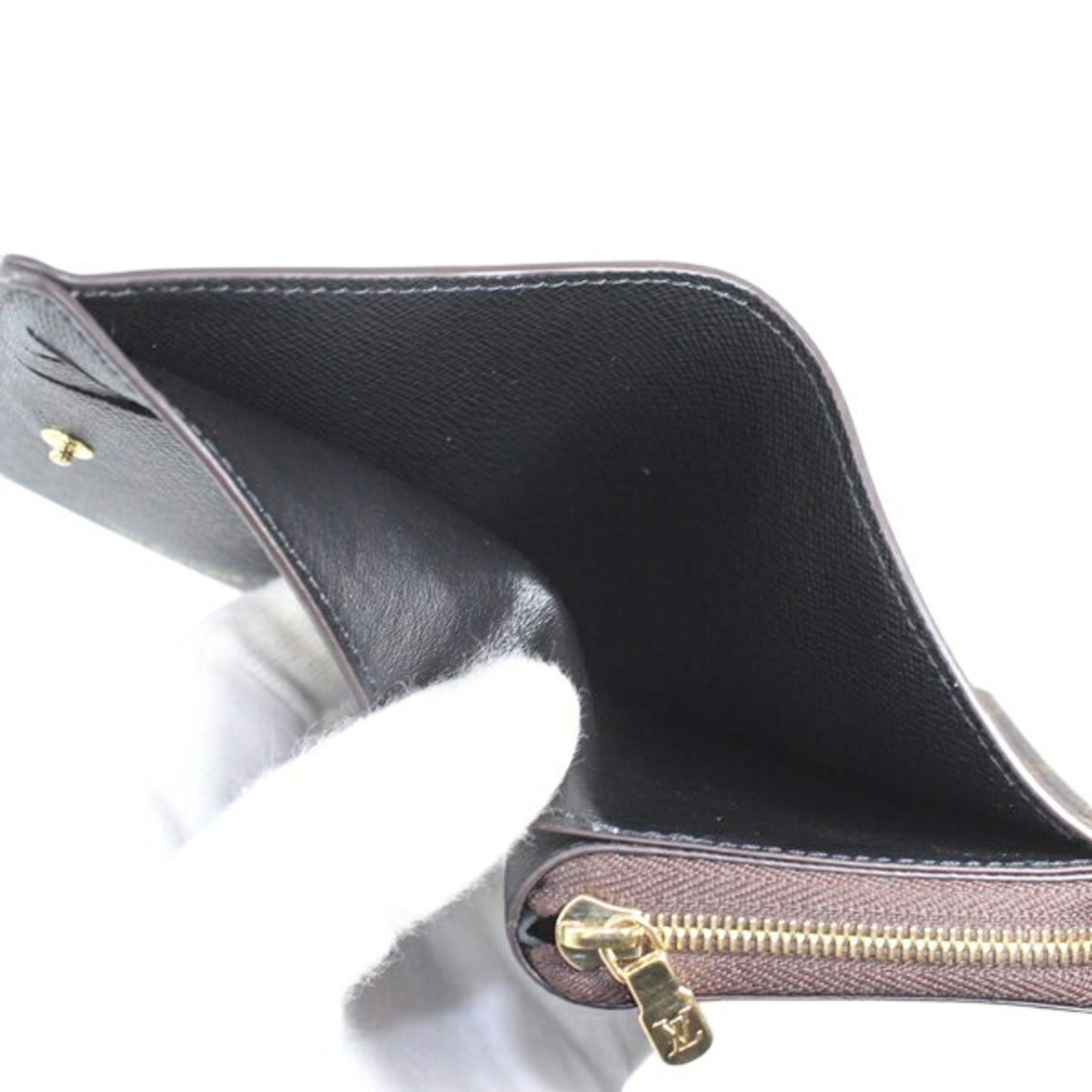 Louis Vuitton Brown Monogram Reverse Monogram Reverse Canvas Wallet (Bi-Fold) (Pre-Owned)