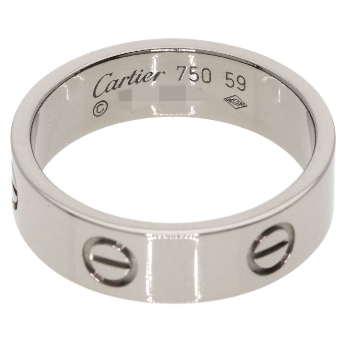 Cartier White Gold (18K) Band Ring (Pre-Owned)