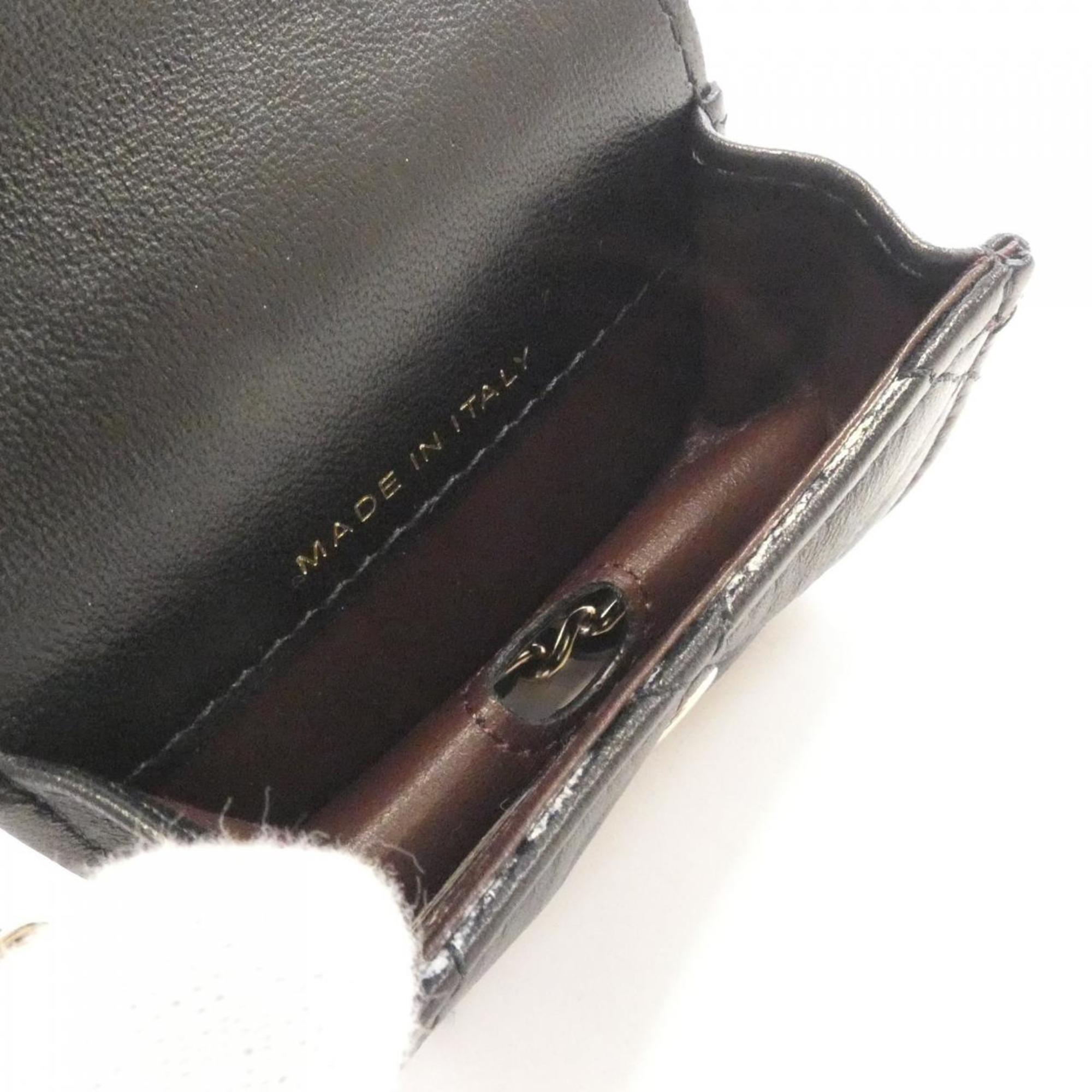 Chanel Black Leather Shoulder Bag (Pre-Owned)