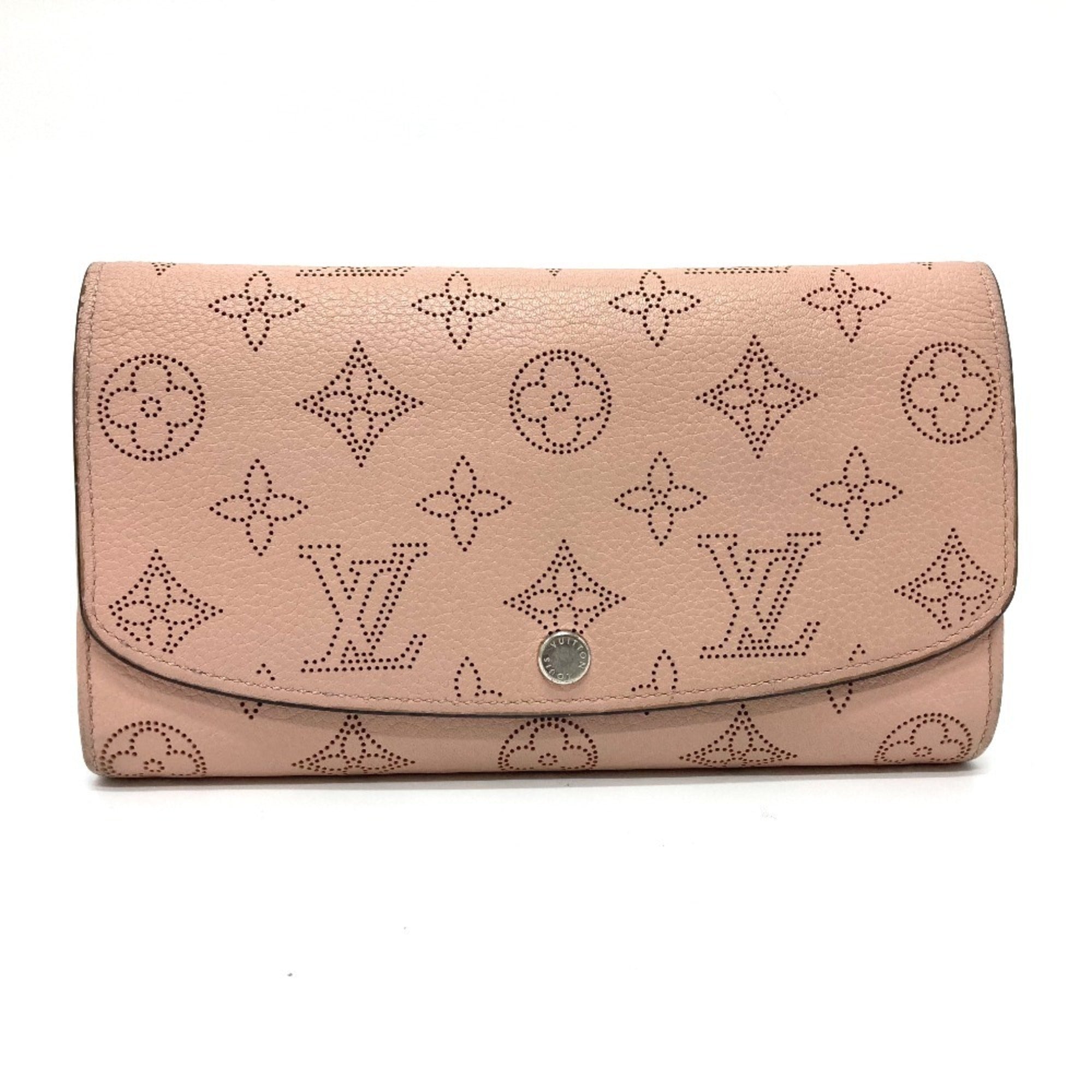 Louis Vuitton Magnolia Pink Mahina Leather Long Wallet (Bi-Fold) (Pre-Owned)