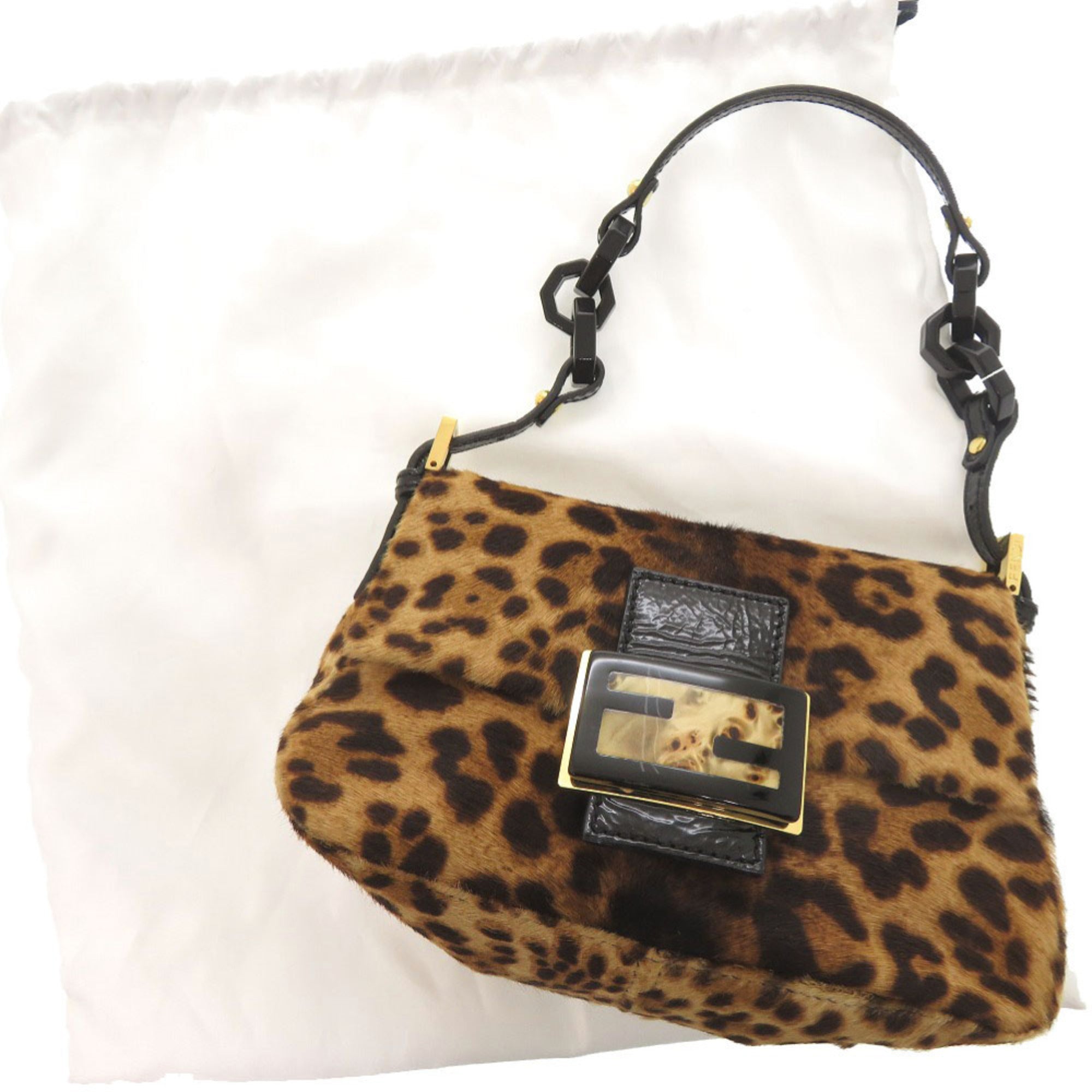 Fendi Brown Handbag Shoulder Bag (Pre-Owned)