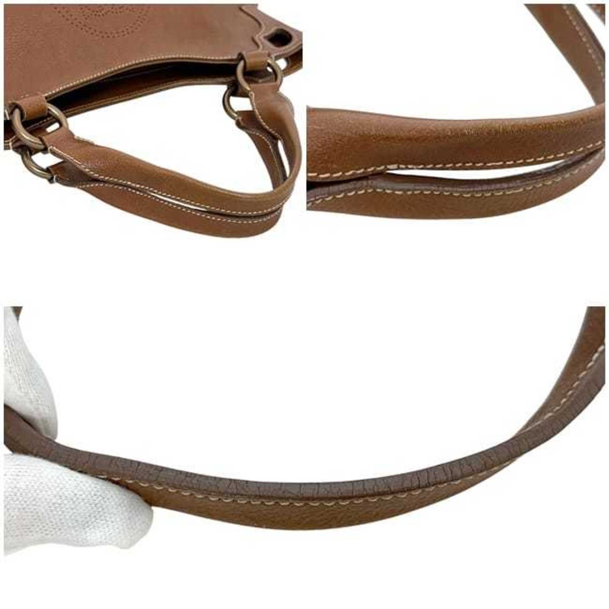 Cartier Brown Leather Handbag (Pre-Owned)