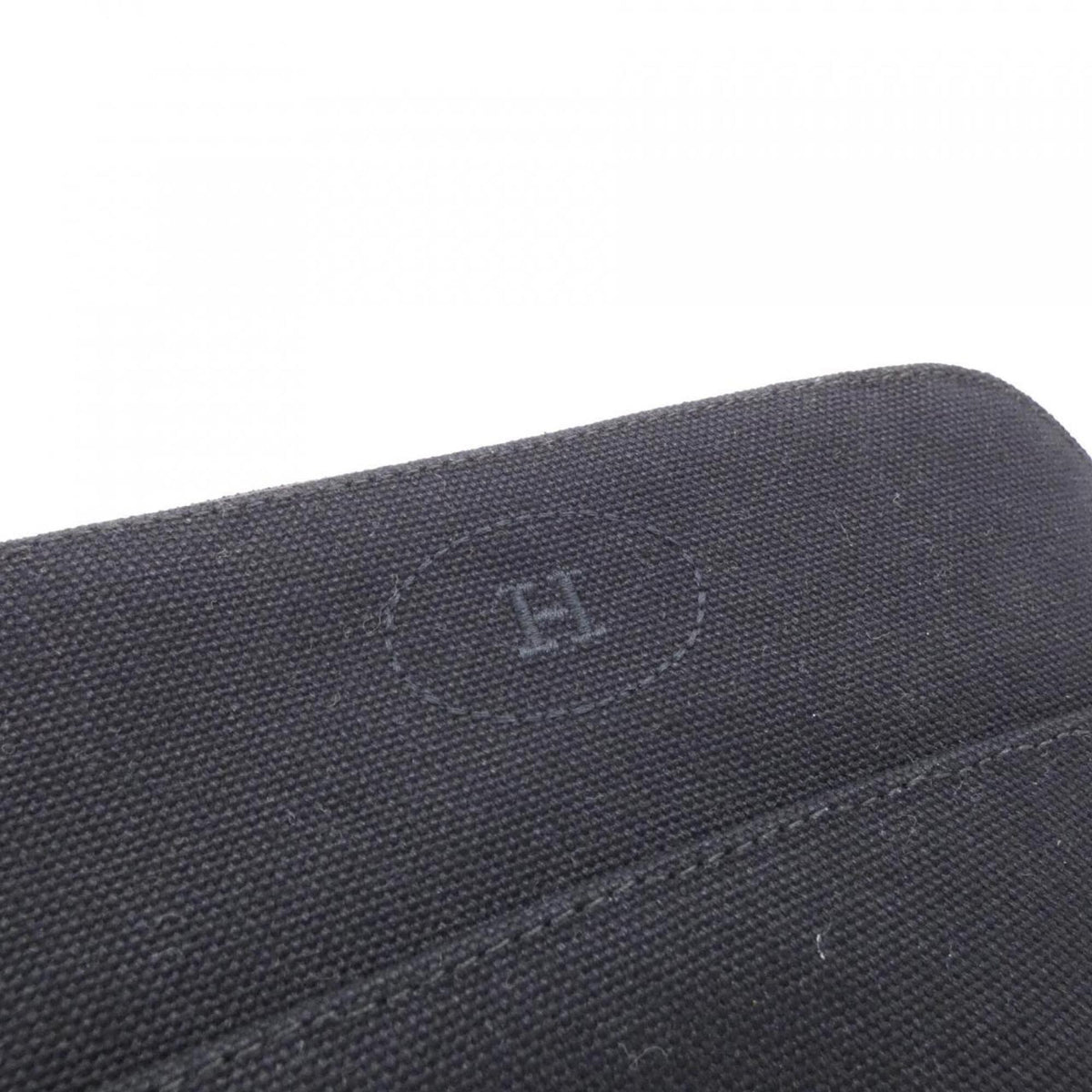 Hermes Black Canvas Handbag Pouch (Pre-Owned)