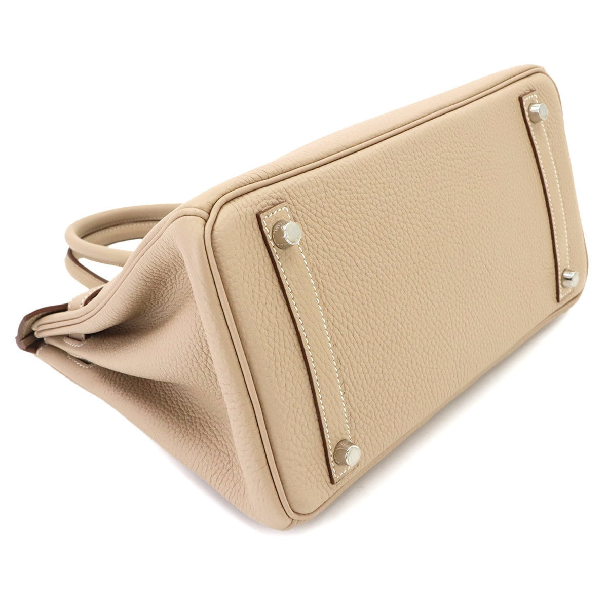Hermes Argile Togo Leather Handbag (Pre-Owned)