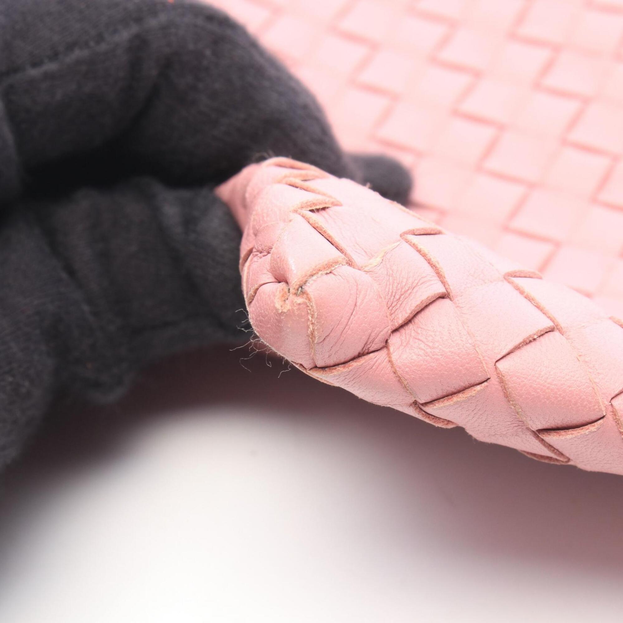 Bottega Veneta Pink Intrecciato Pouch (Pre-Owned)