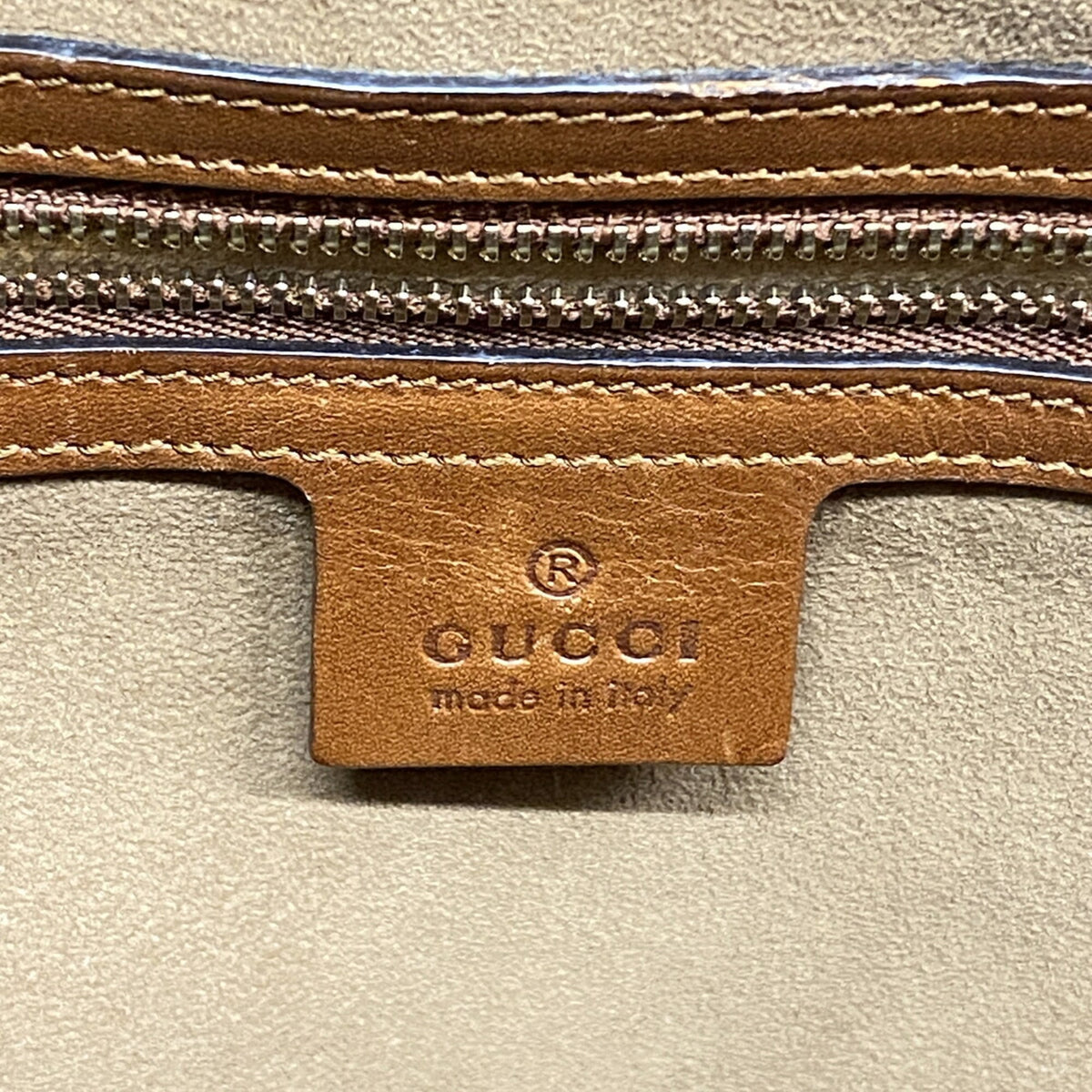 Gucci Brown Pvc Handbag (Pre-Owned)