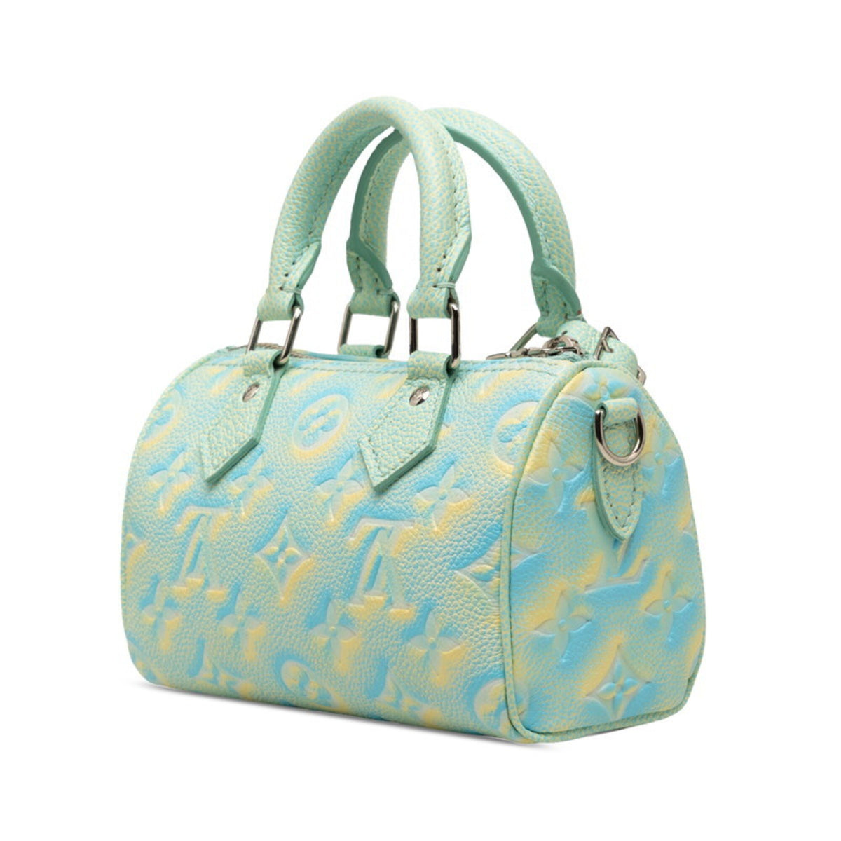 Louis Vuitton Green Leather Handbag Shoulder Bag (Pre-Owned)