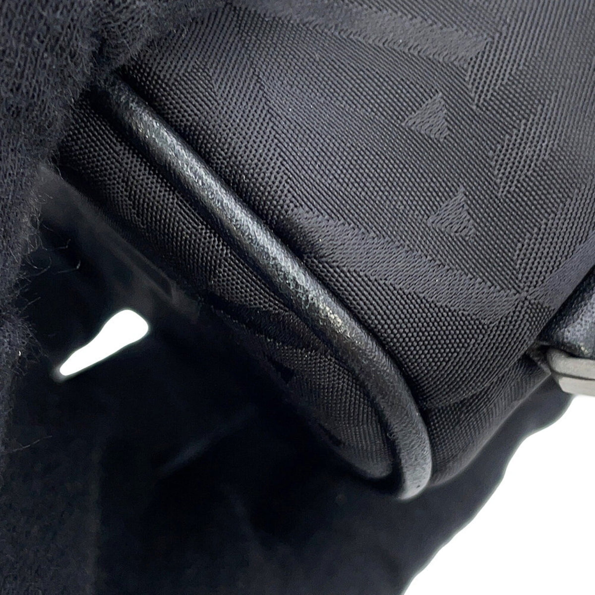 Mcm Black Nylon Shoulder Bag (Pre-Owned)