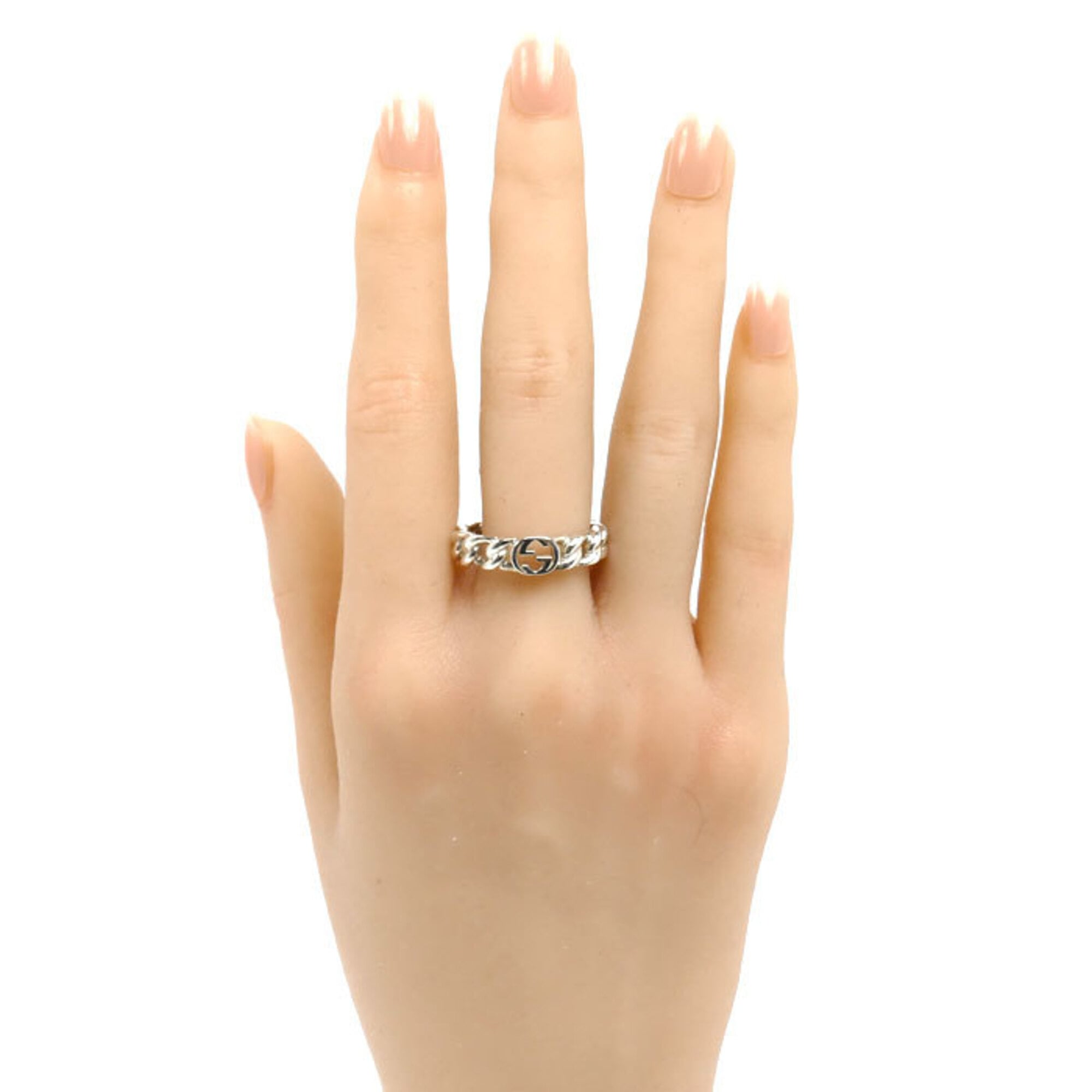 Gucci Silver 925 Band Ring (Pre-Owned)