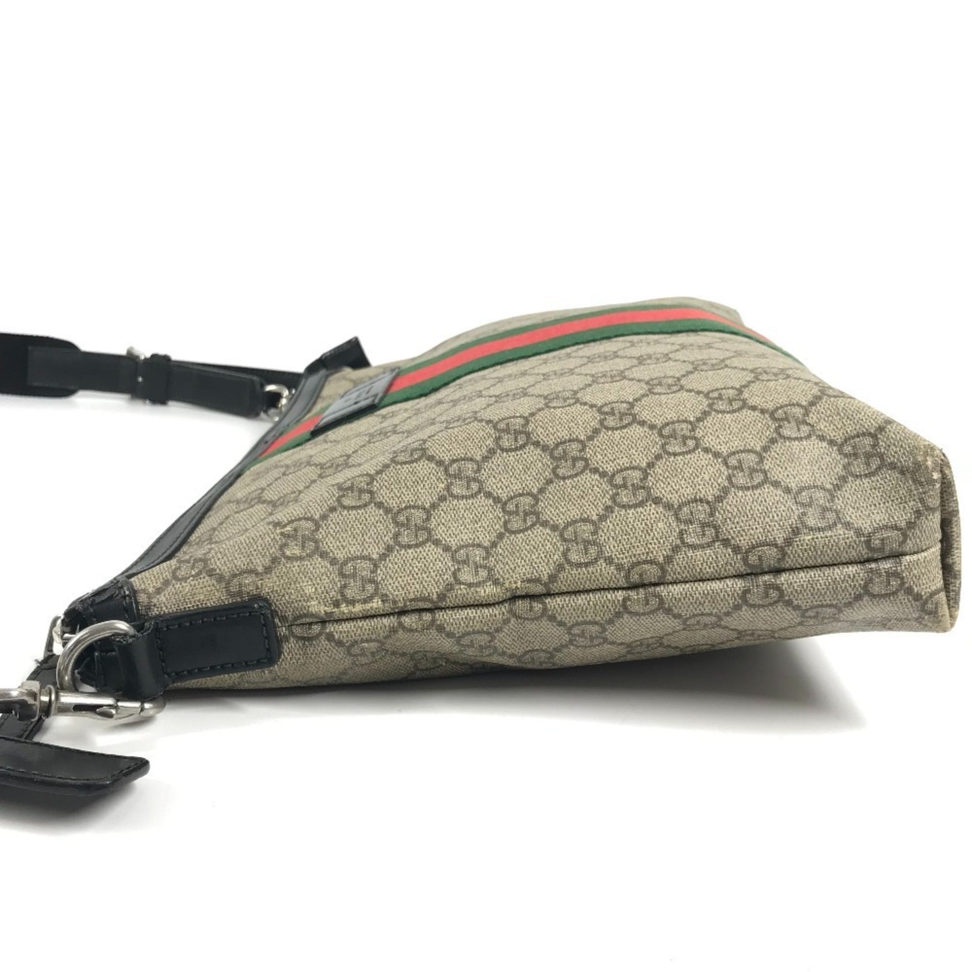 Gucci Beige Gg Supreme Shoulder Bag (Pre-Owned)